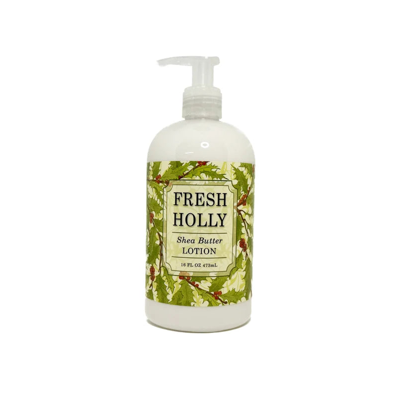Fresh Holly — 16oz Shea Butter Hand Lotion greenwhich bay trading co