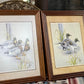 Pair of Wood Framed Duck Prints