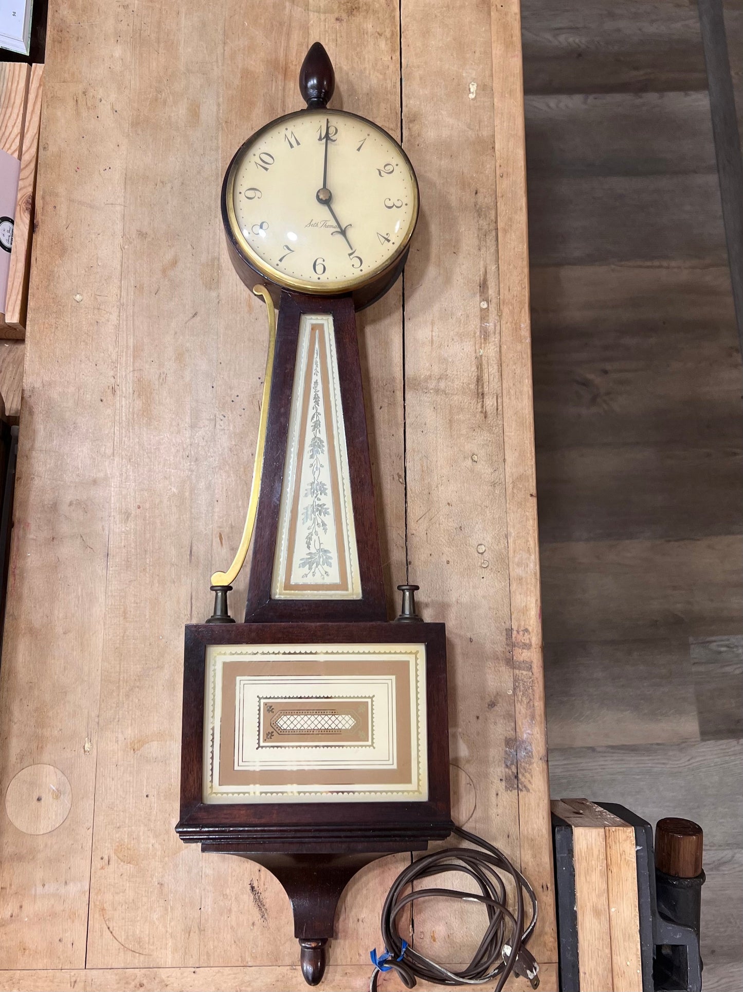 Vintage Seth Thomas Banjo Clock