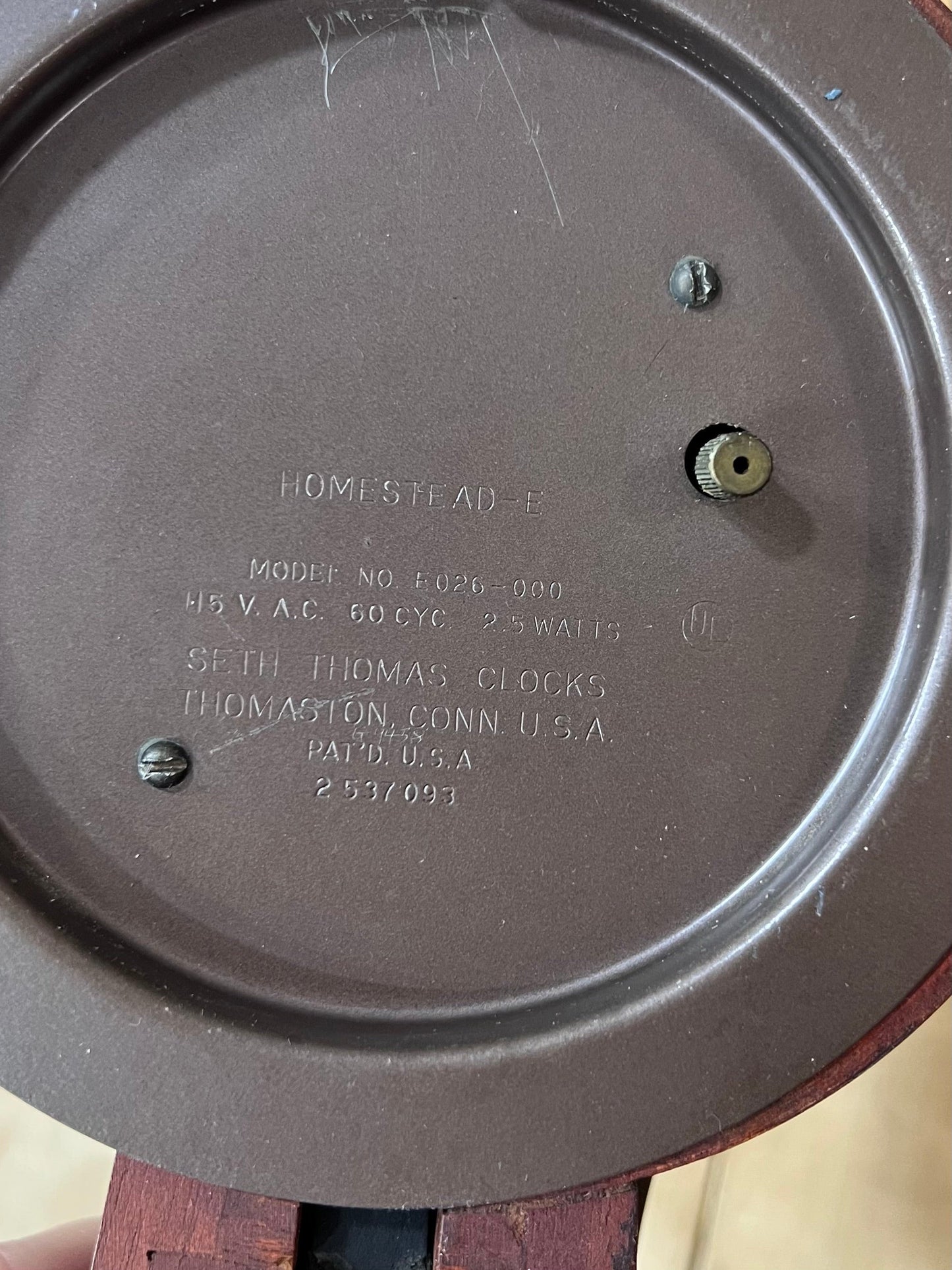 Vintage Seth Thomas Banjo Clock