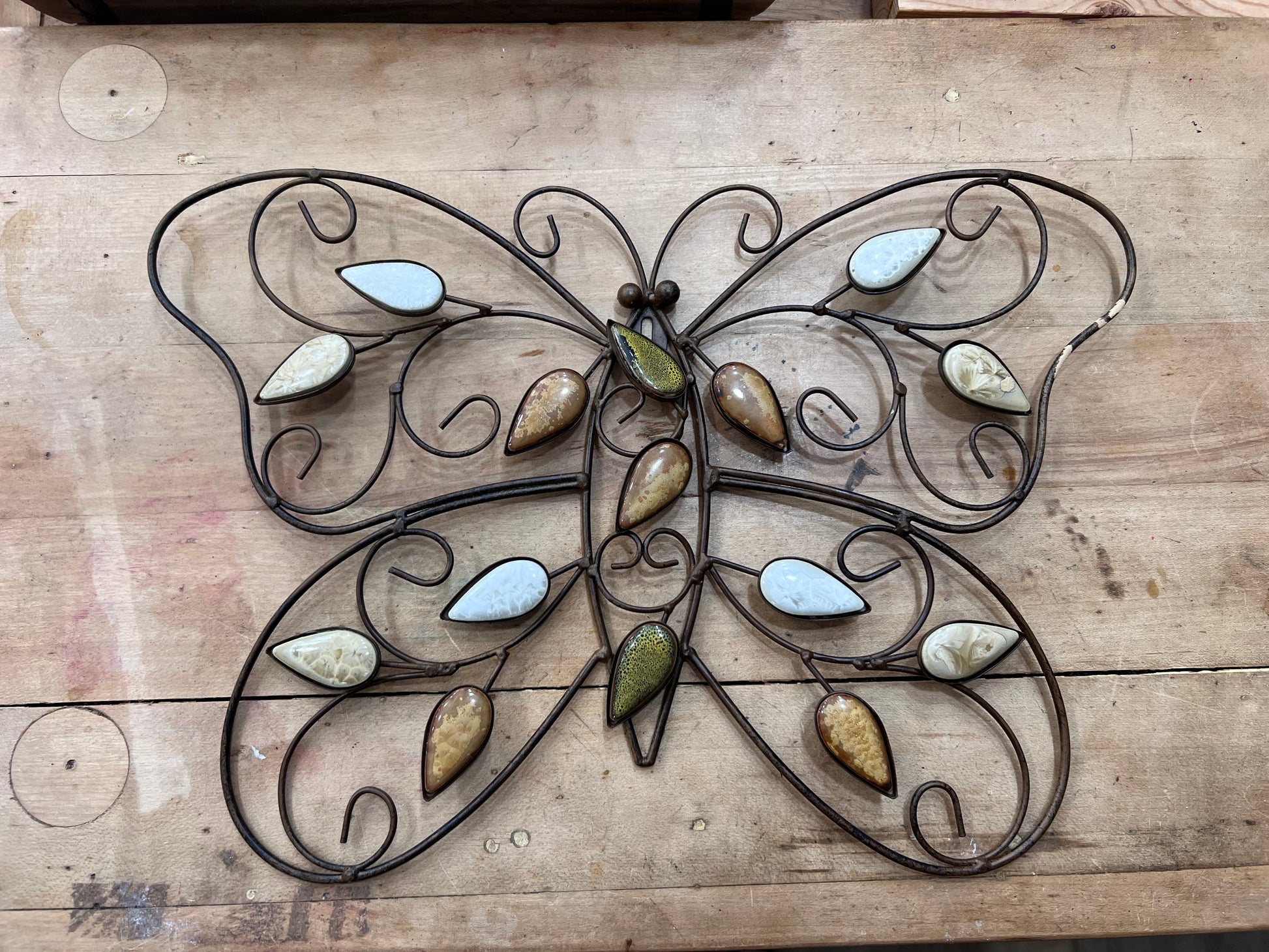 Metal & Ceramic Butterfly