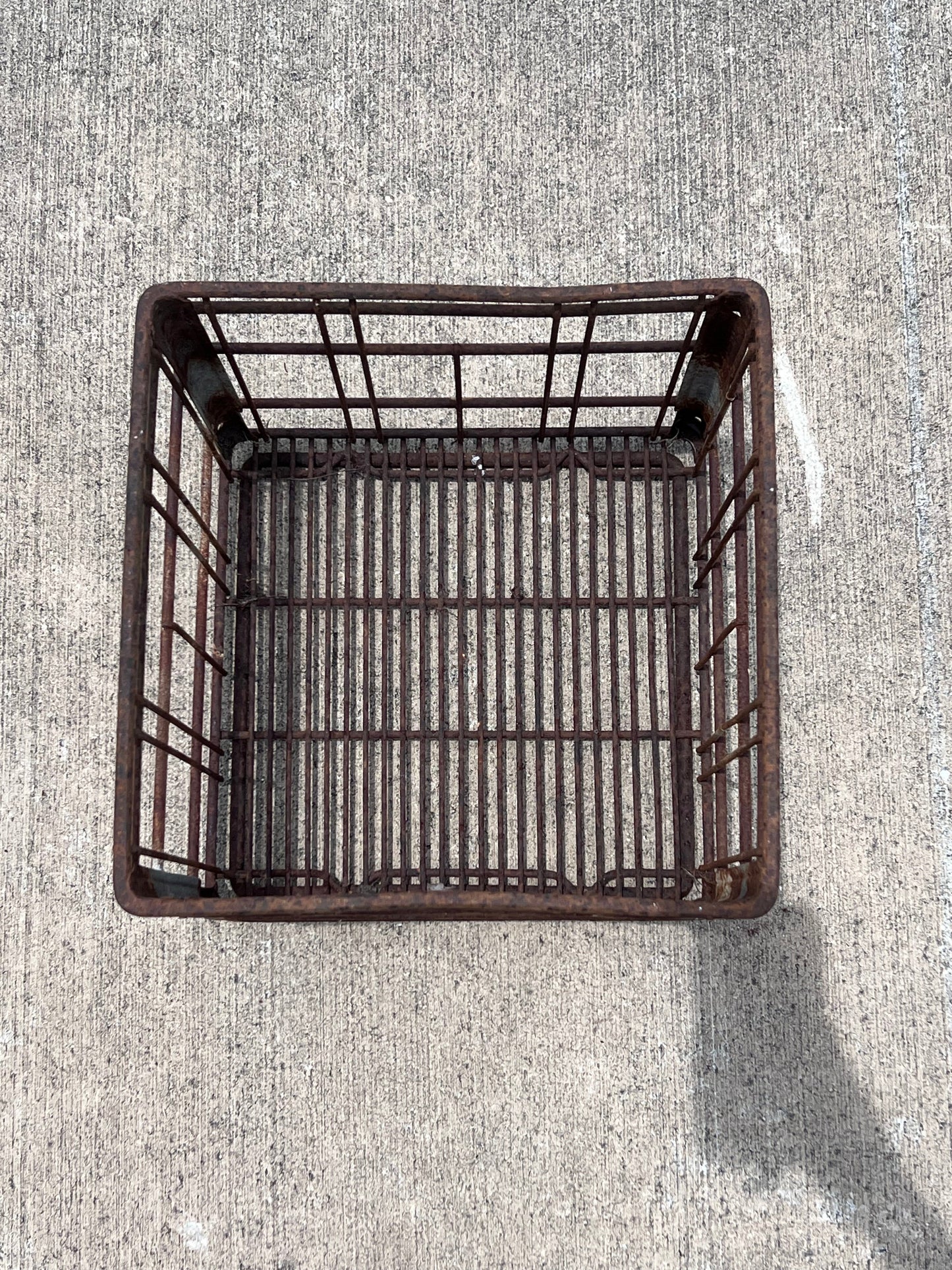 Sealtest Heavy Galvanized Milk Crate