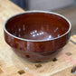 Brown Stoneware Crock Mixing Bowl