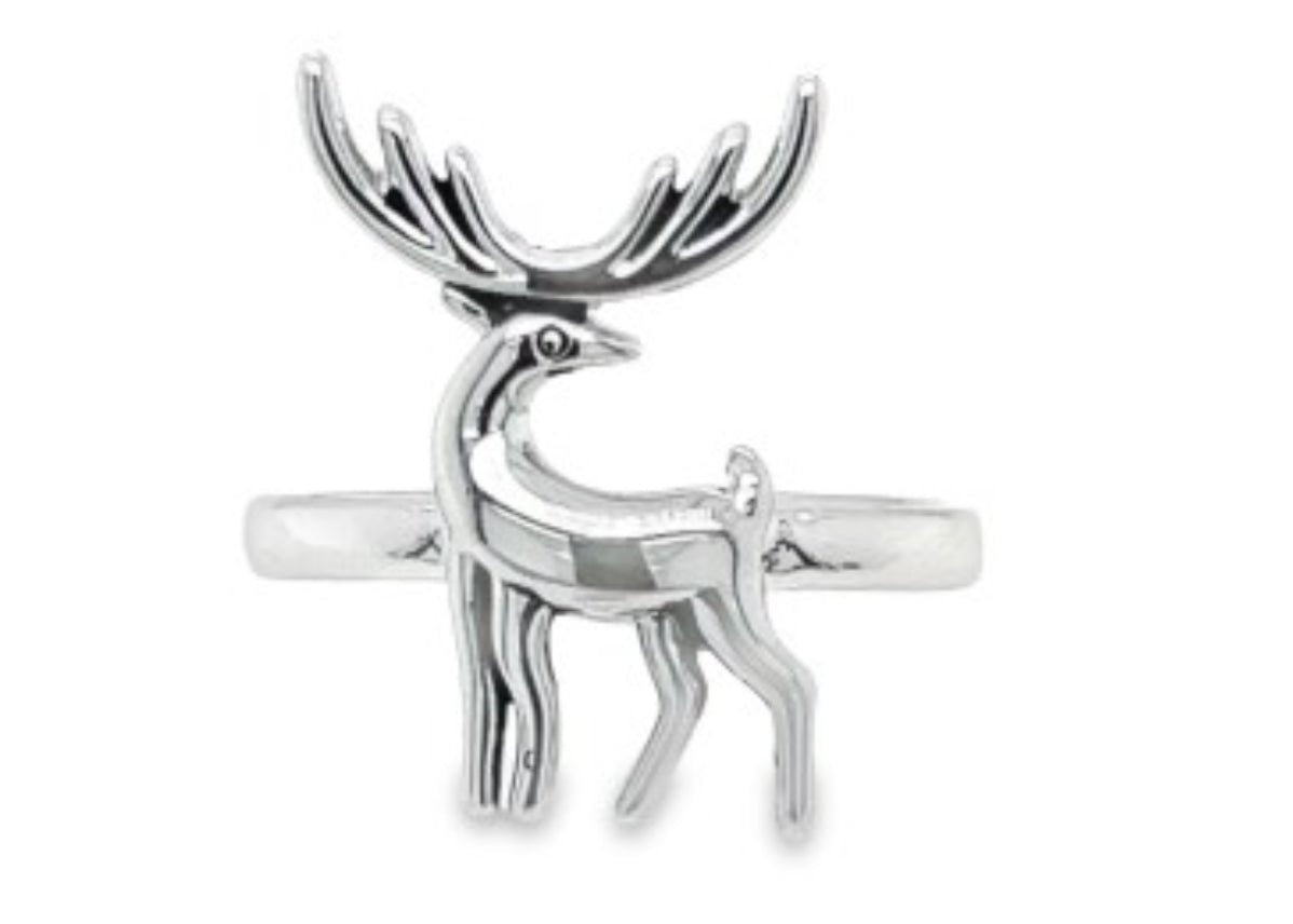 Tarnish Free Rings Sz 7 Reindeer