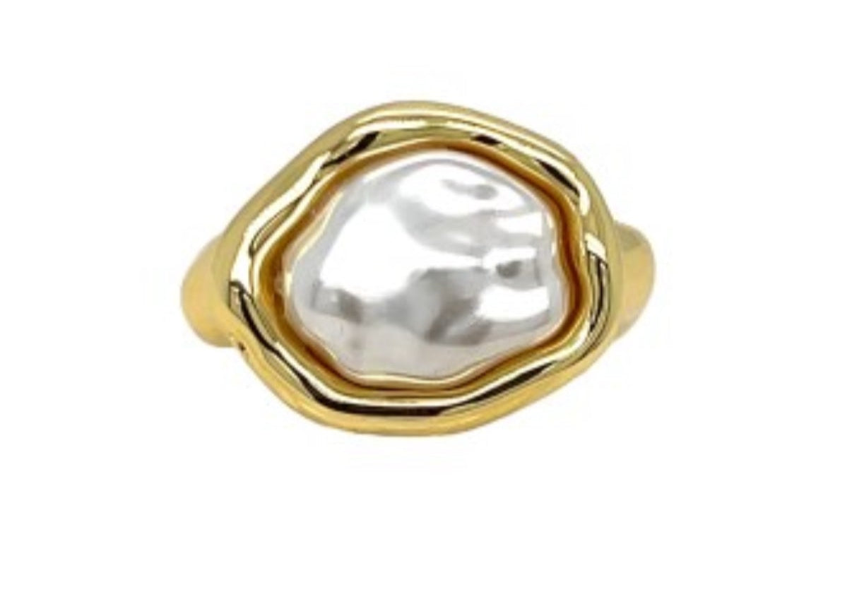 Tarnish Free Rings Sz 8 Pearl