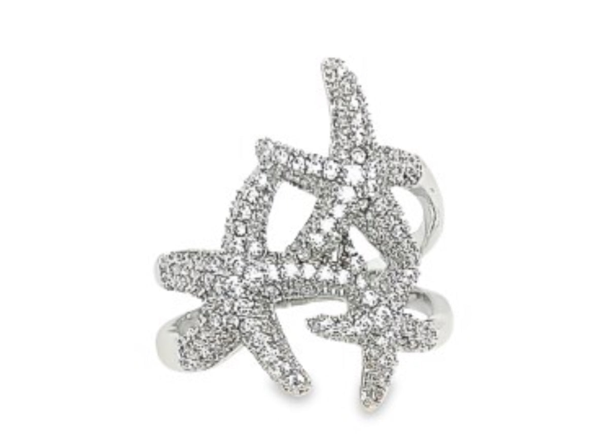 Tarnish Free Rings Sz 8 Starfish