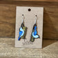 Blue Birds in Nest Earrings