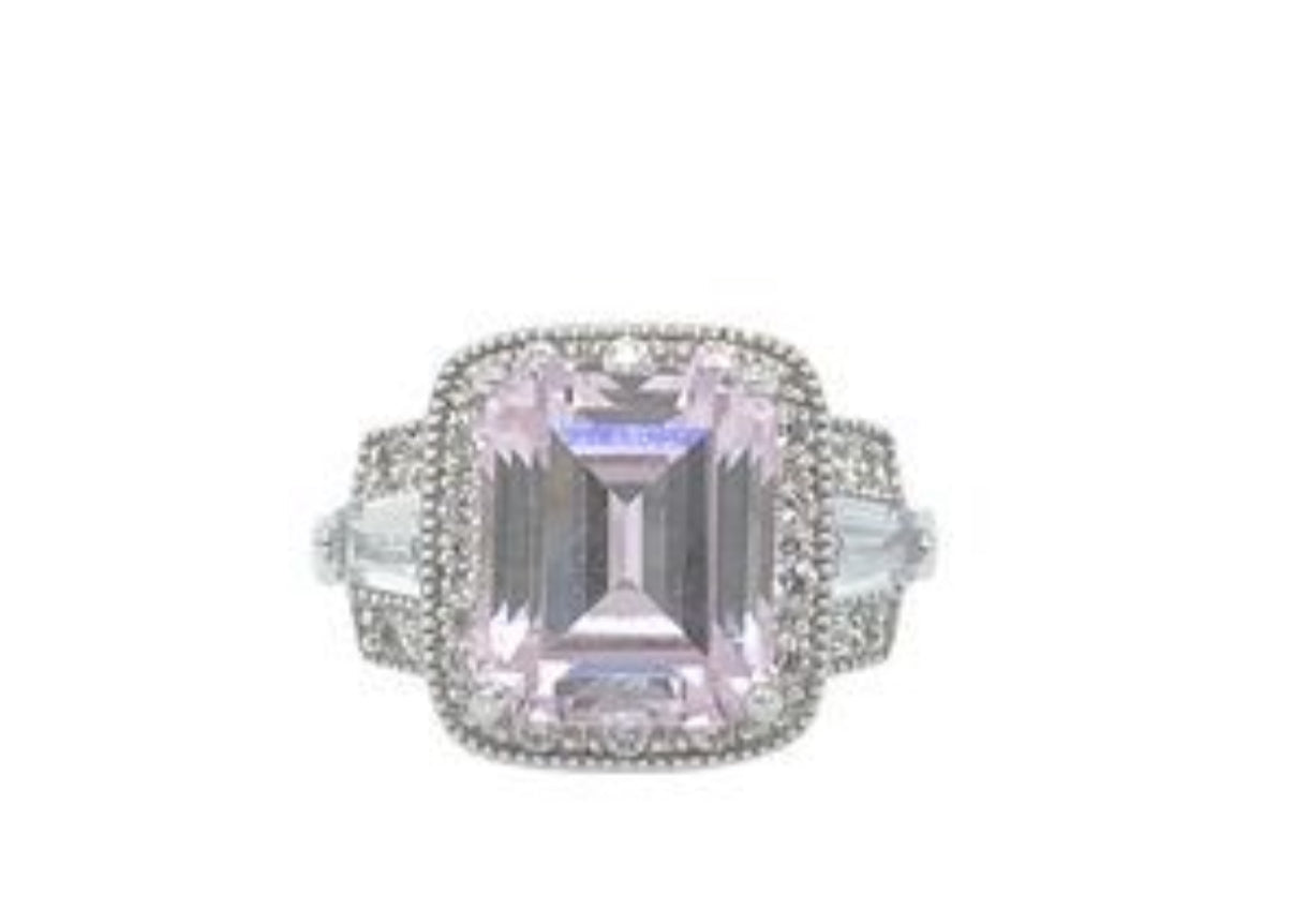 Tarnish Free Rings Sz 10 Silver Square