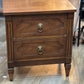 Painted End Table with Lion Handles