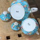 Gracie China Teapot and Sugar Bowl Set