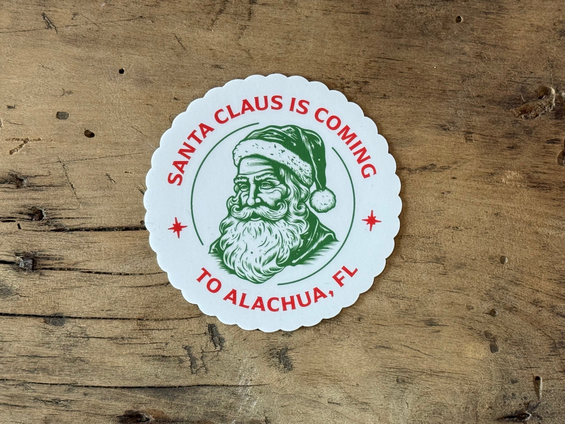 Santa Claus Souvenir Sticker