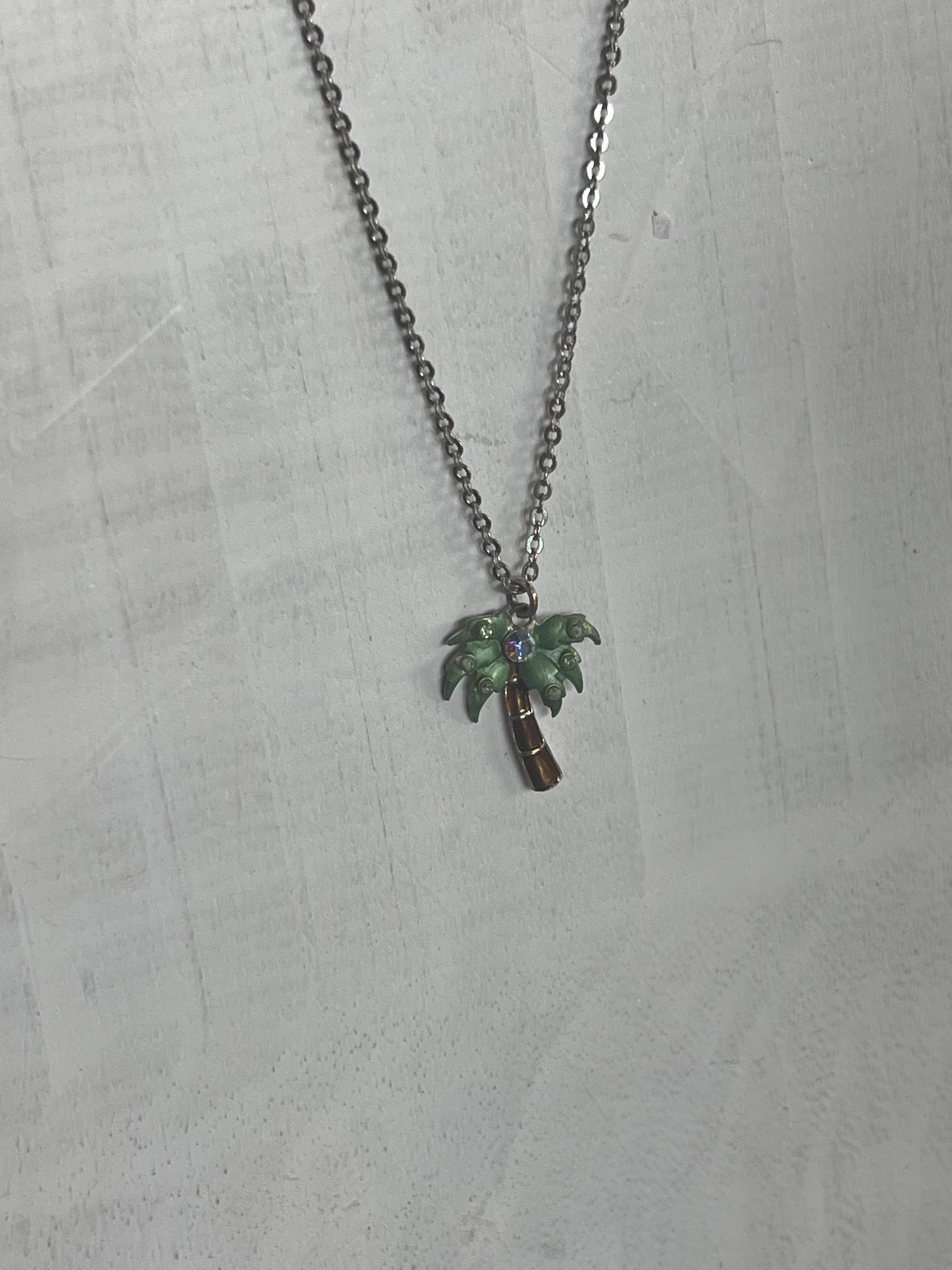 Vintage Avon Palm Tree Necklace The Mustard Seed Collection, The Seed