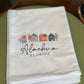 Alachua, FL Hometown Houses - Cotton Tea Towel