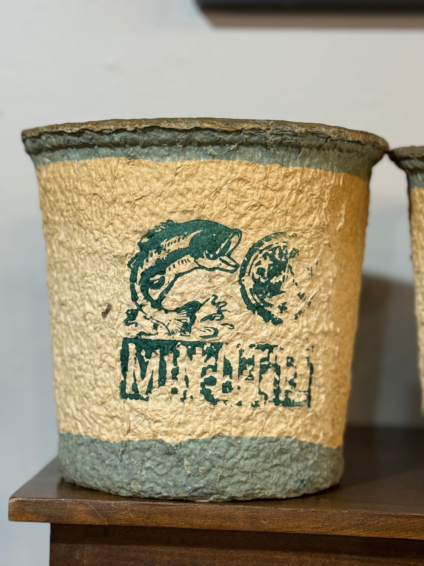 Vintage Fish Bait Buckets
