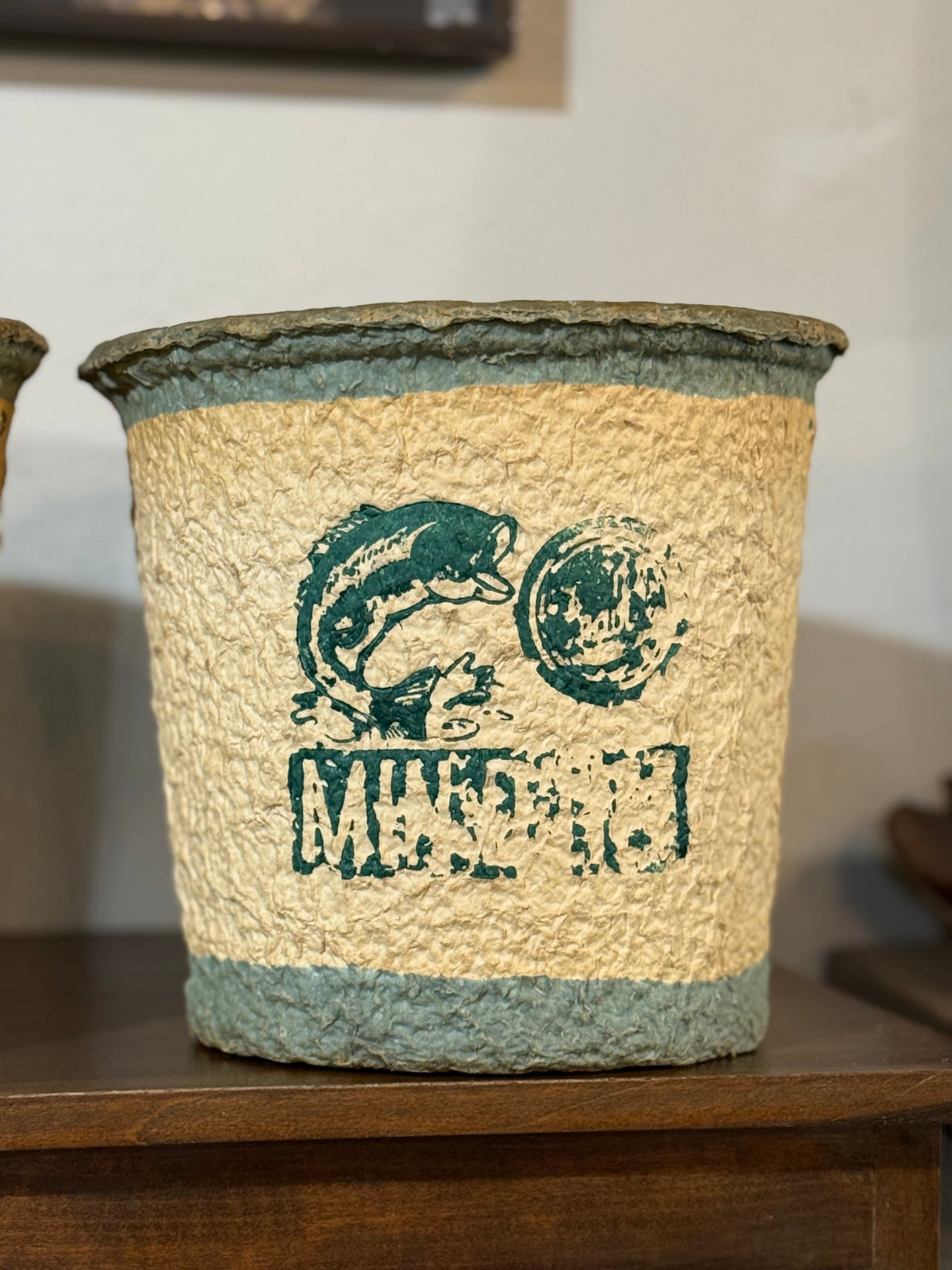 Vintage Fish Bait Buckets