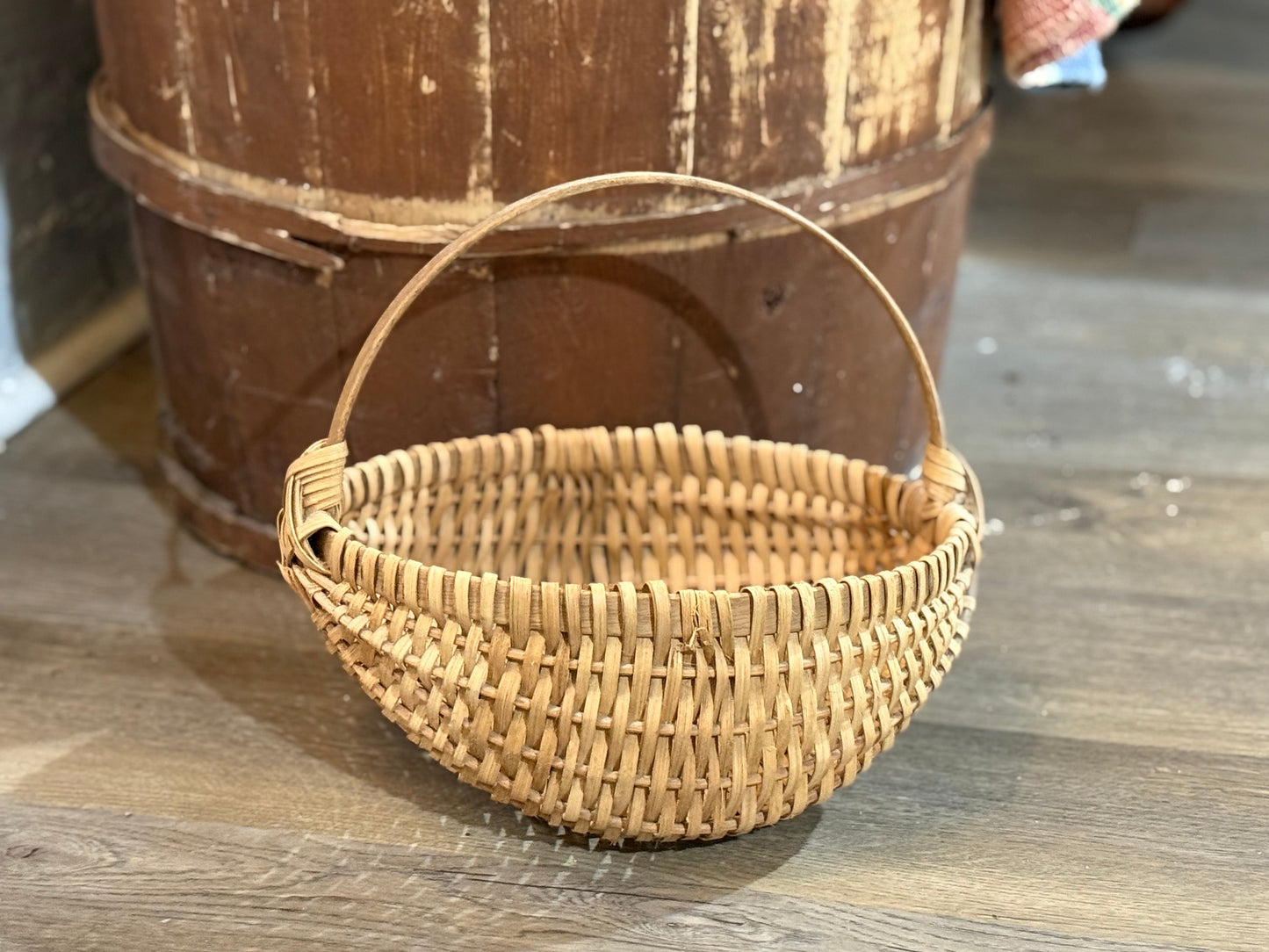 Vintage Handmade Basket