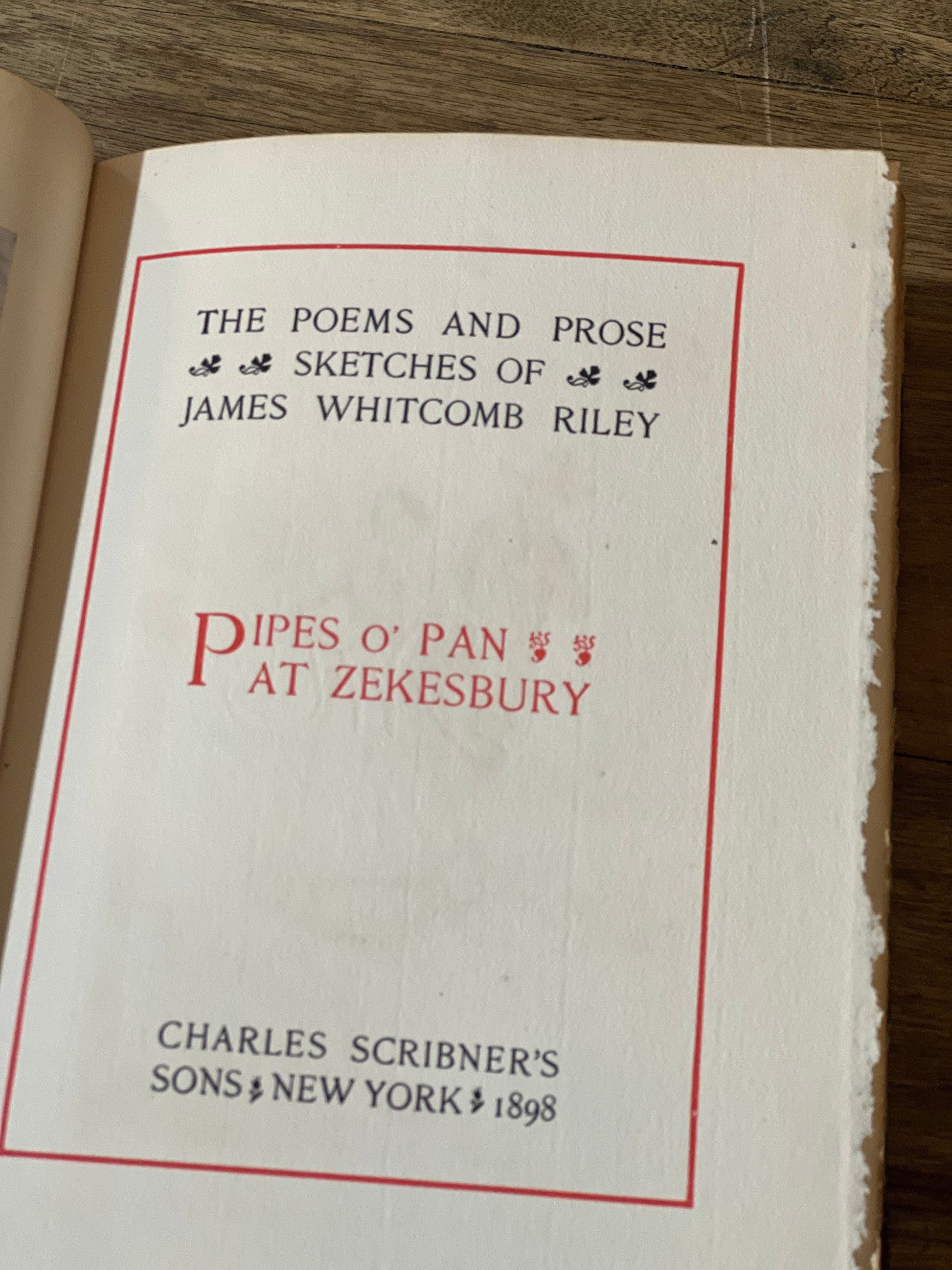 1898 Edition of The Works of James Whitcomb Riley, Vol. IV