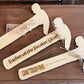 Flat Wooden Hammer for Father's Day Greetings