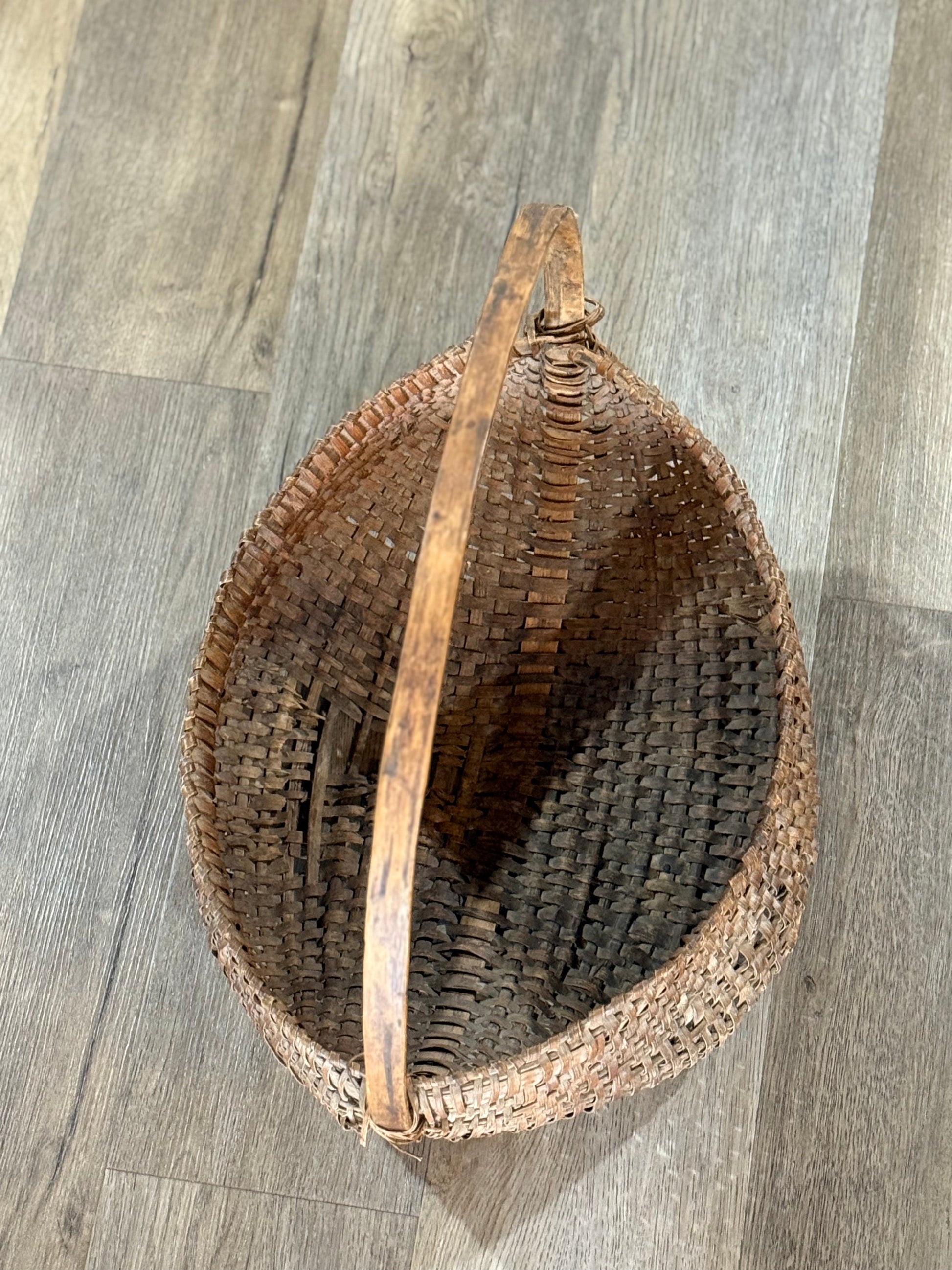 Vintage Handmade Basket
