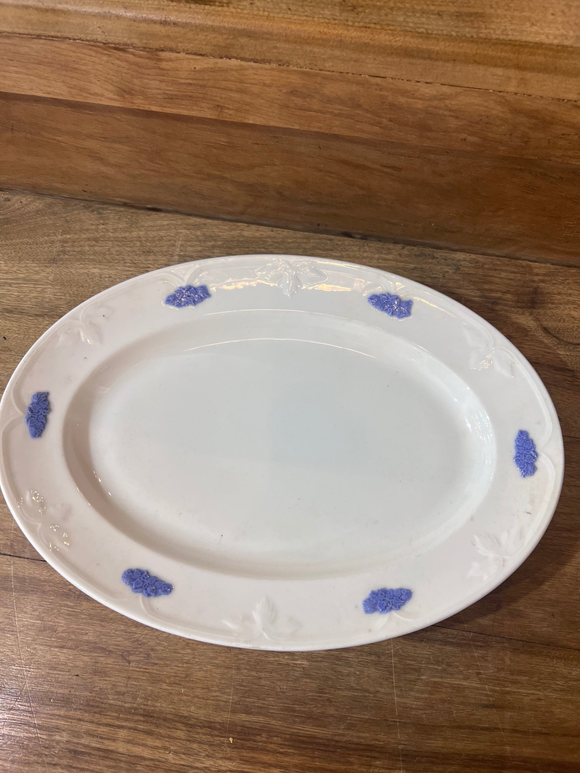 Royal Gustafsberg Blo Blom Chelsea Grape Sprig Dish 12" Serving Platter