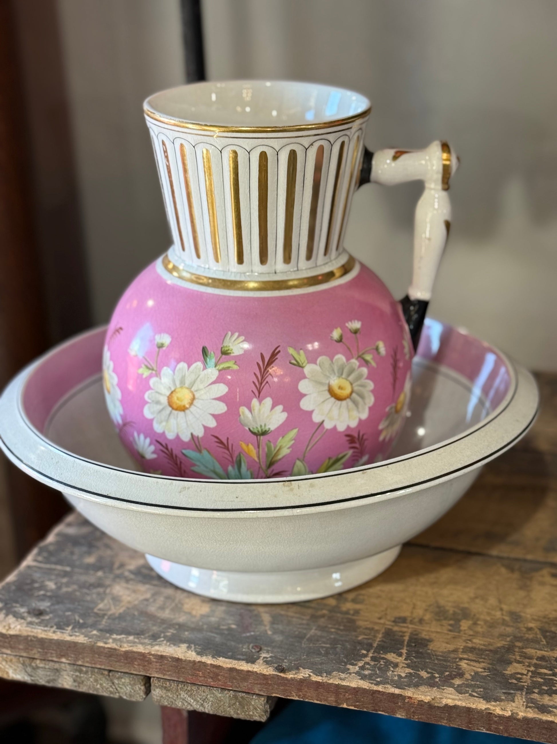 Ironstone USA 4 pc Set of Paris Pink