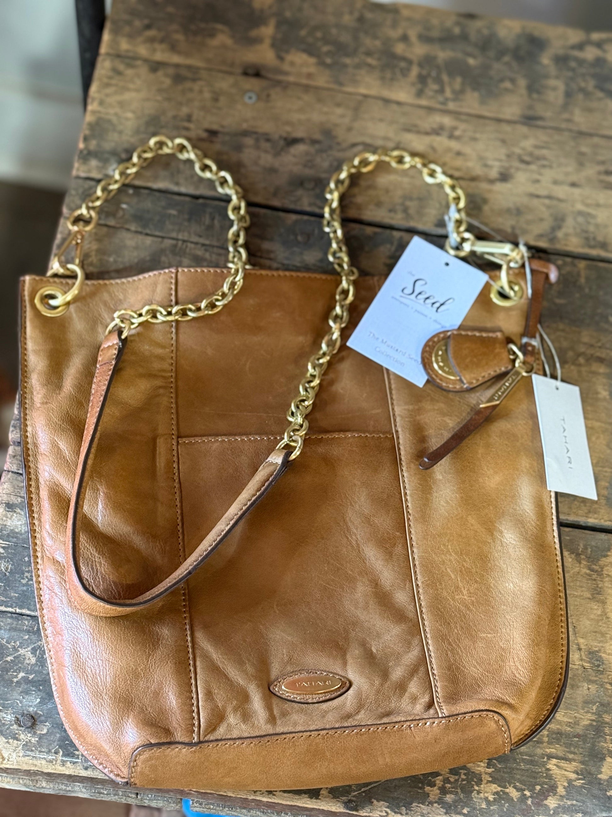 Tahari Leather Cross Body