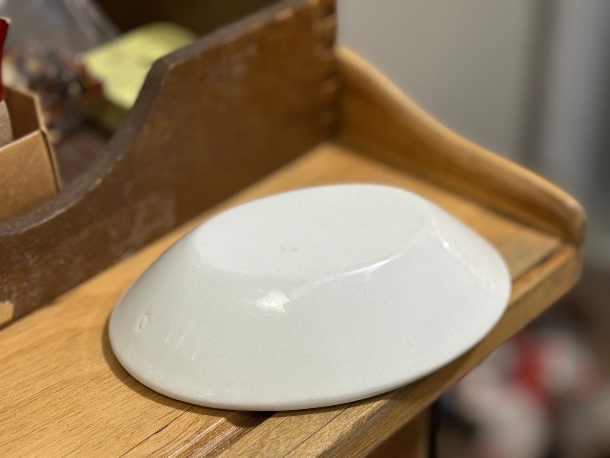 Ironstone Oval Bowl