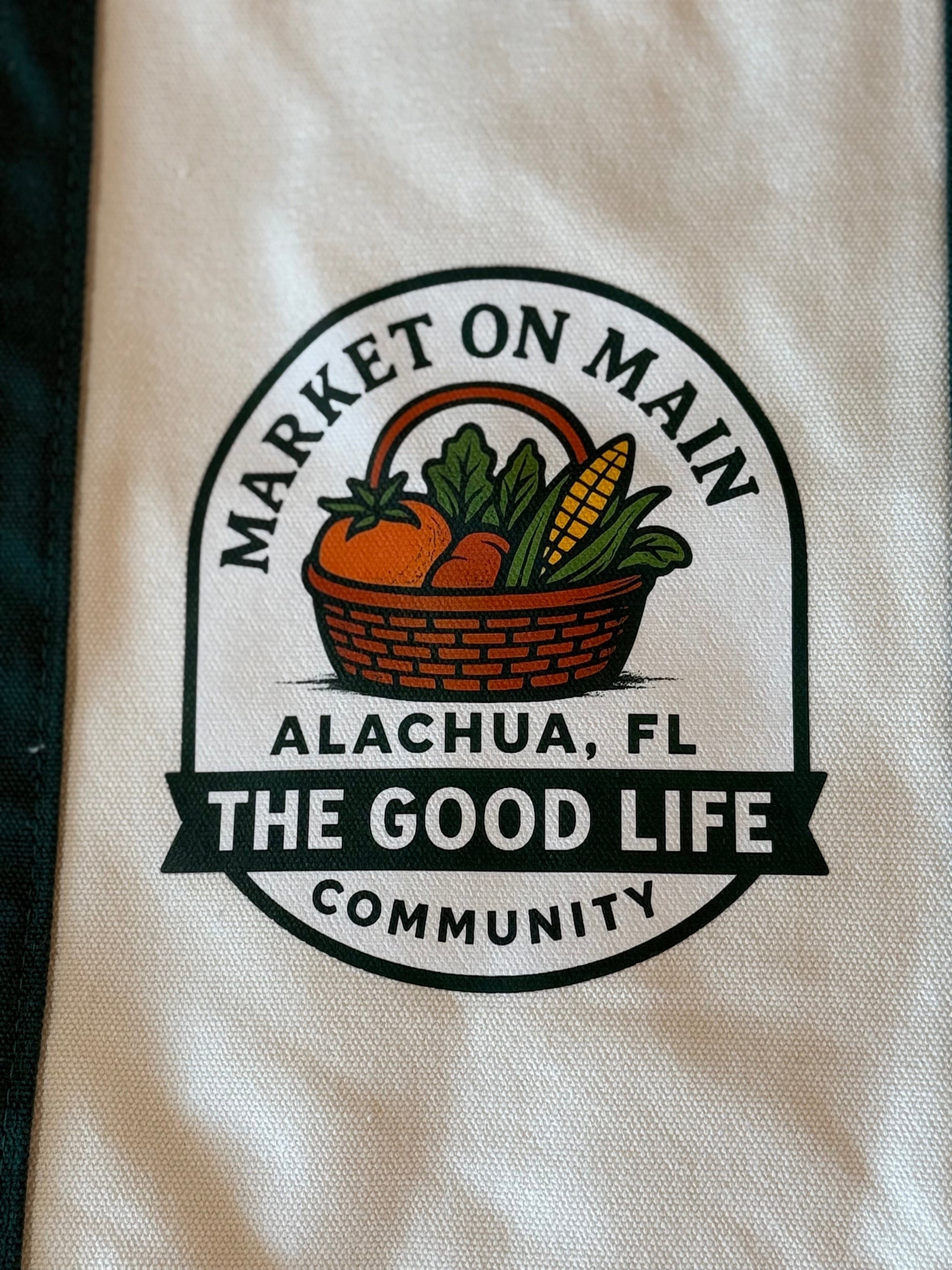 Market on Main Canvas Bag