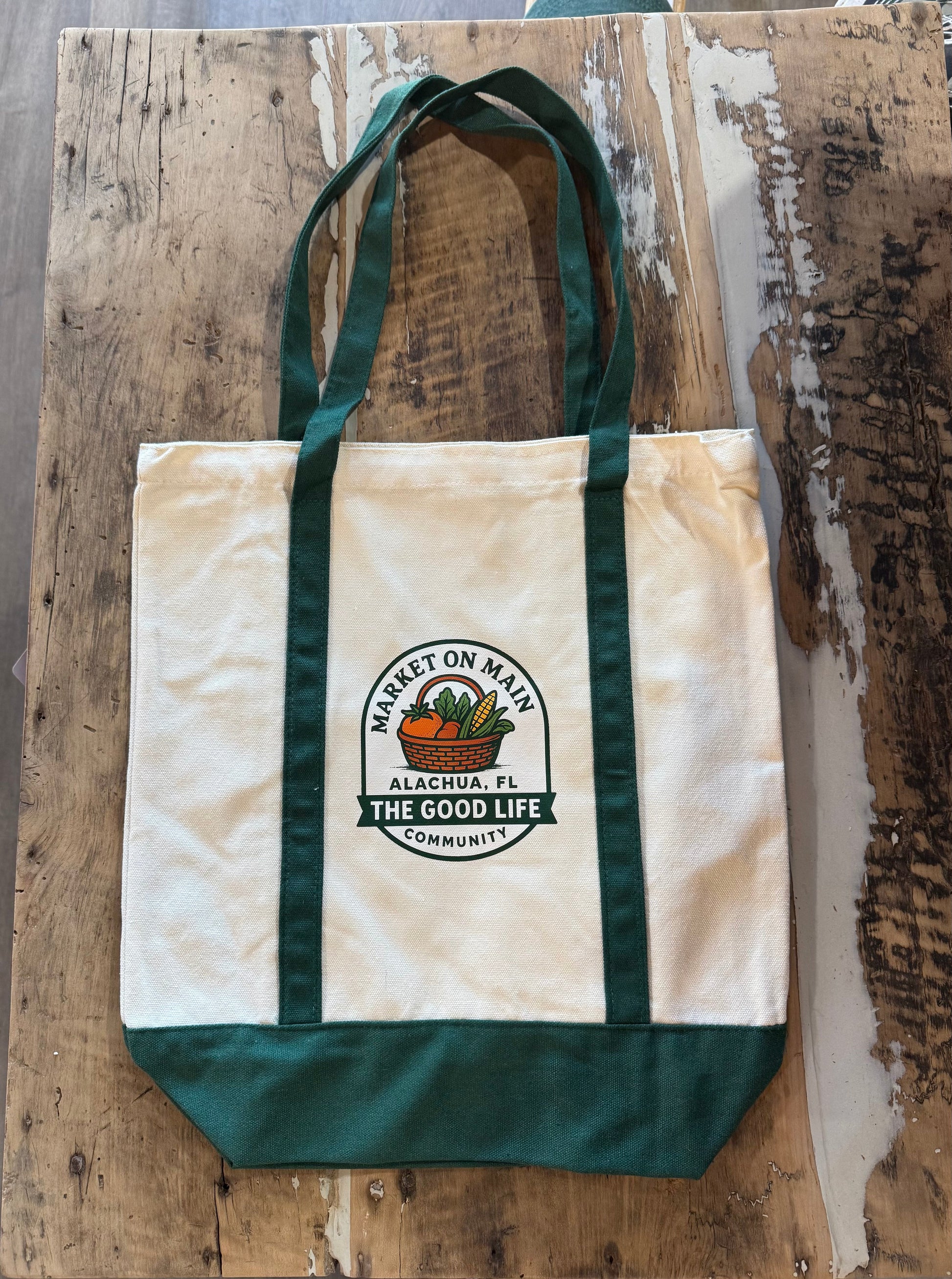 Market on Main Canvas Bag