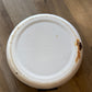 14.5" White & Black Handled Enamelware pan