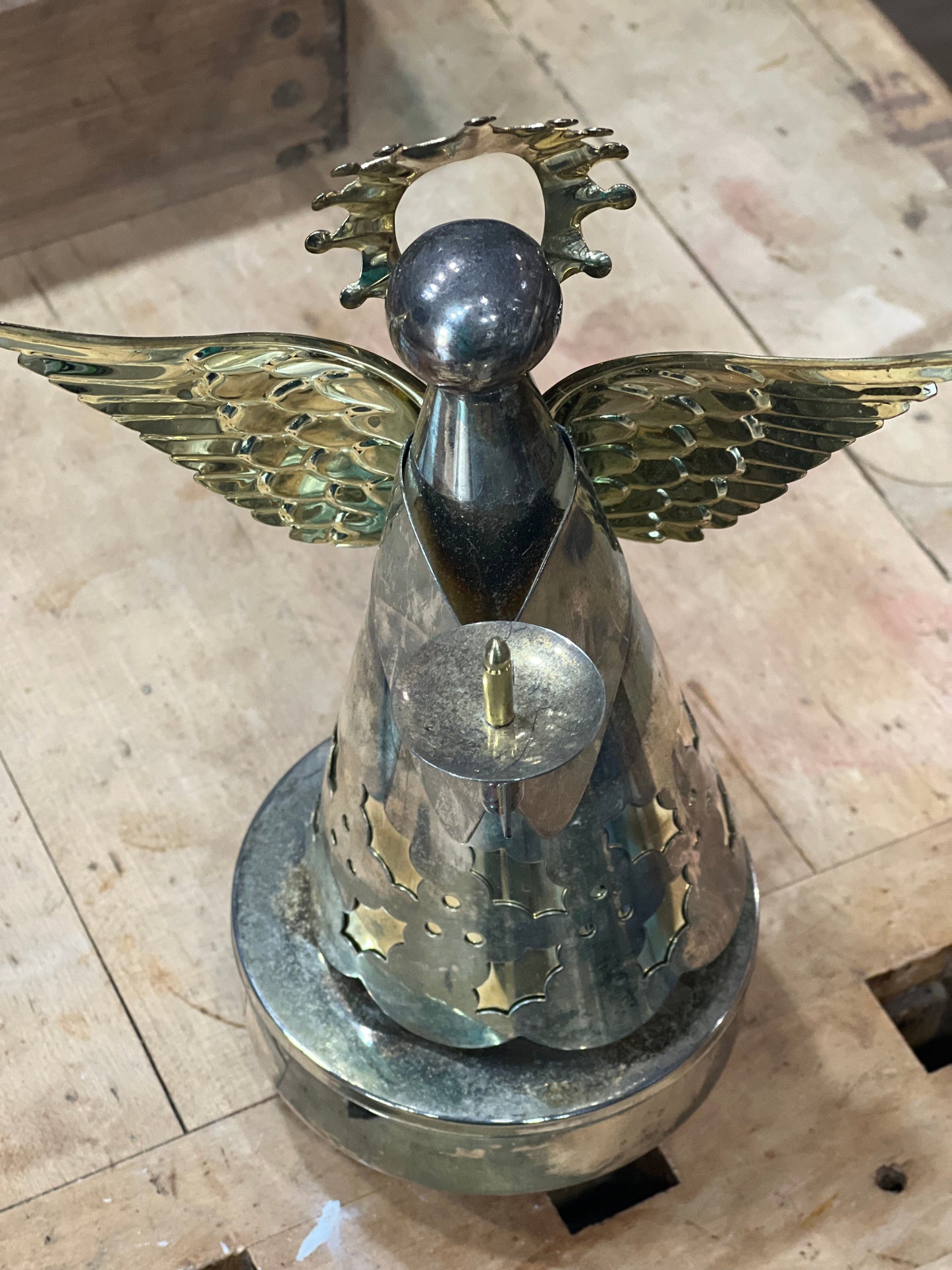 Brass Angel Music Box