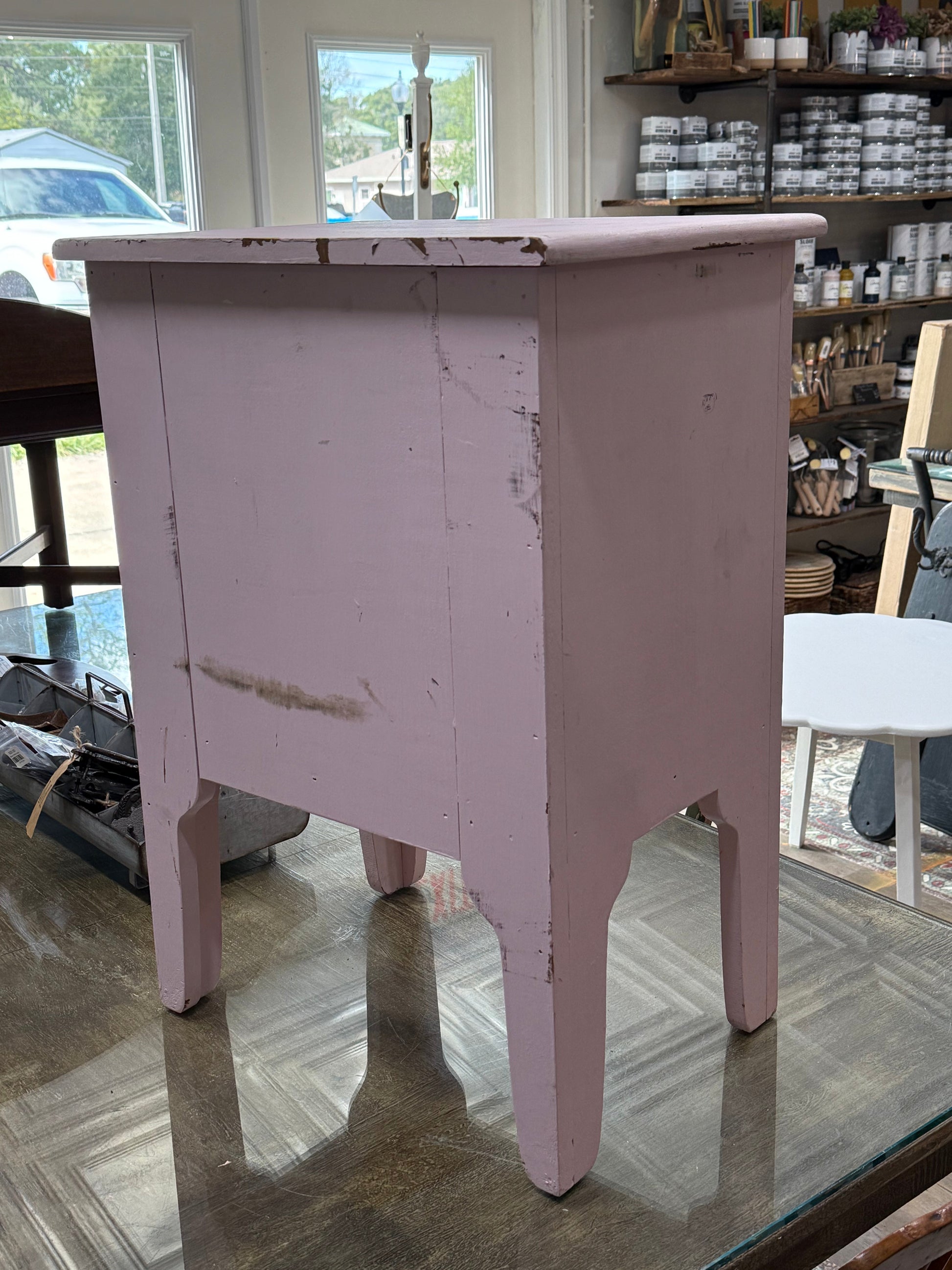 Pink Wooden Cabinet