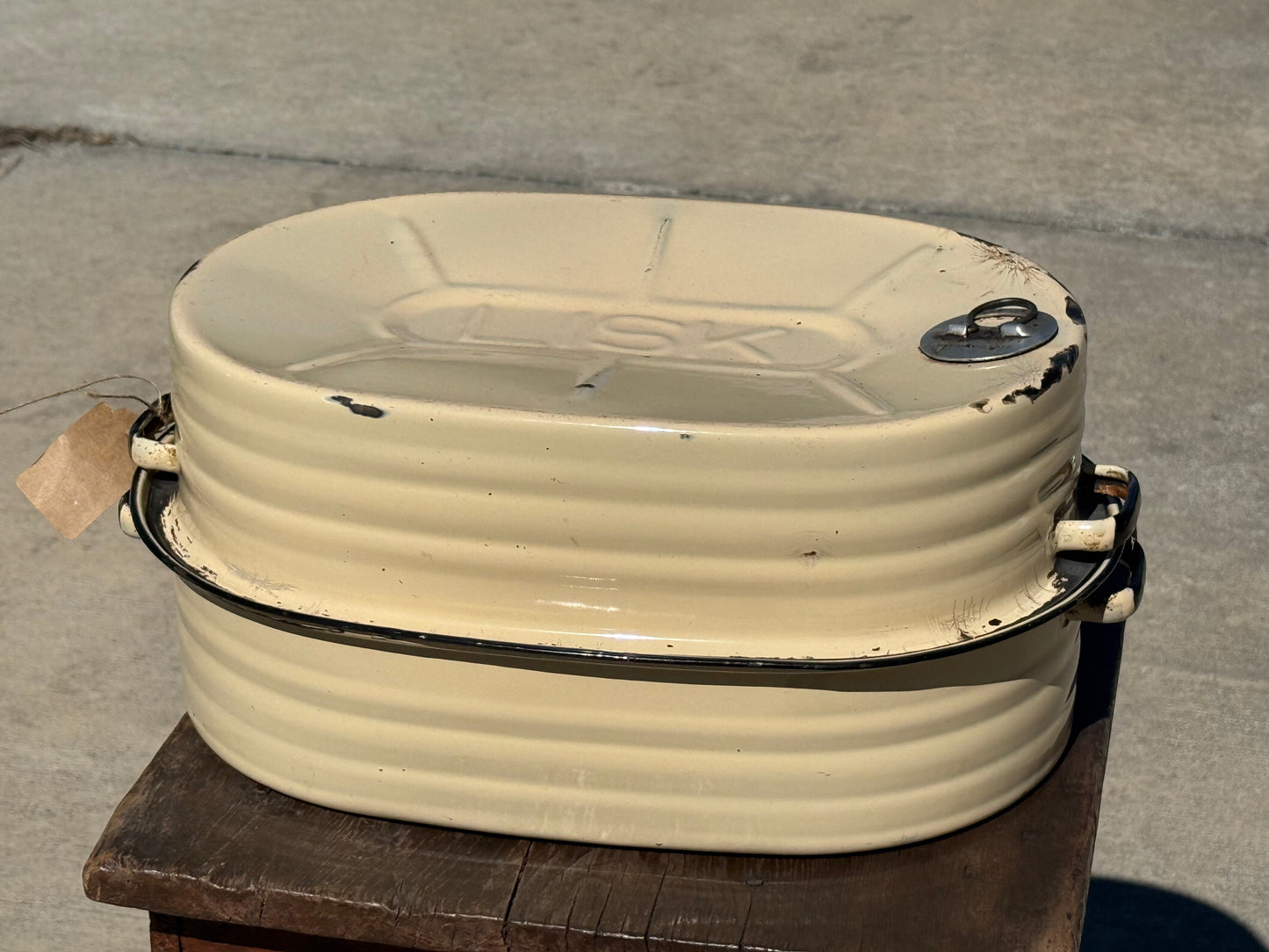 LISK Enamelware Roaster with Insert