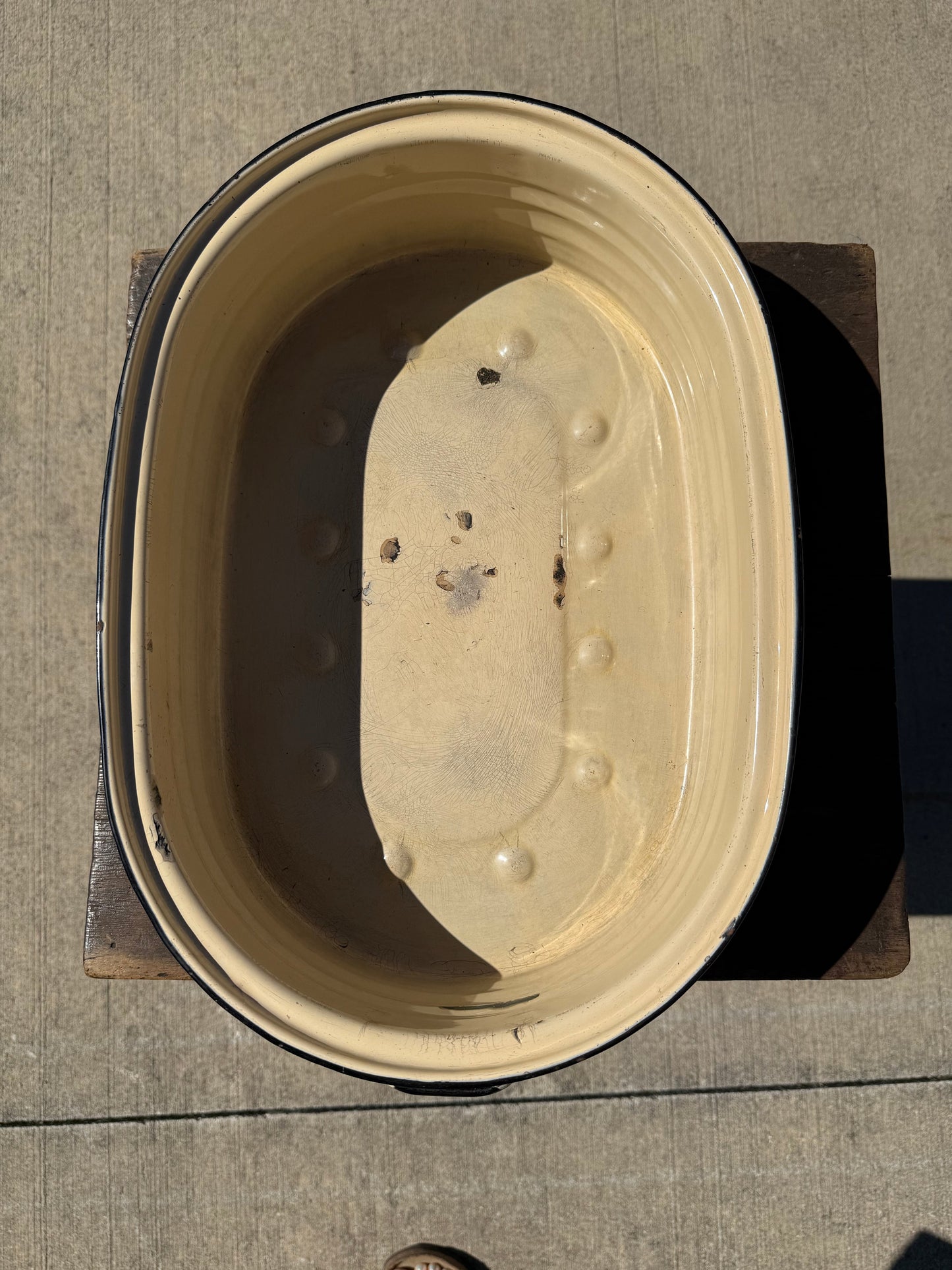 LISK Enamelware Roaster with Insert