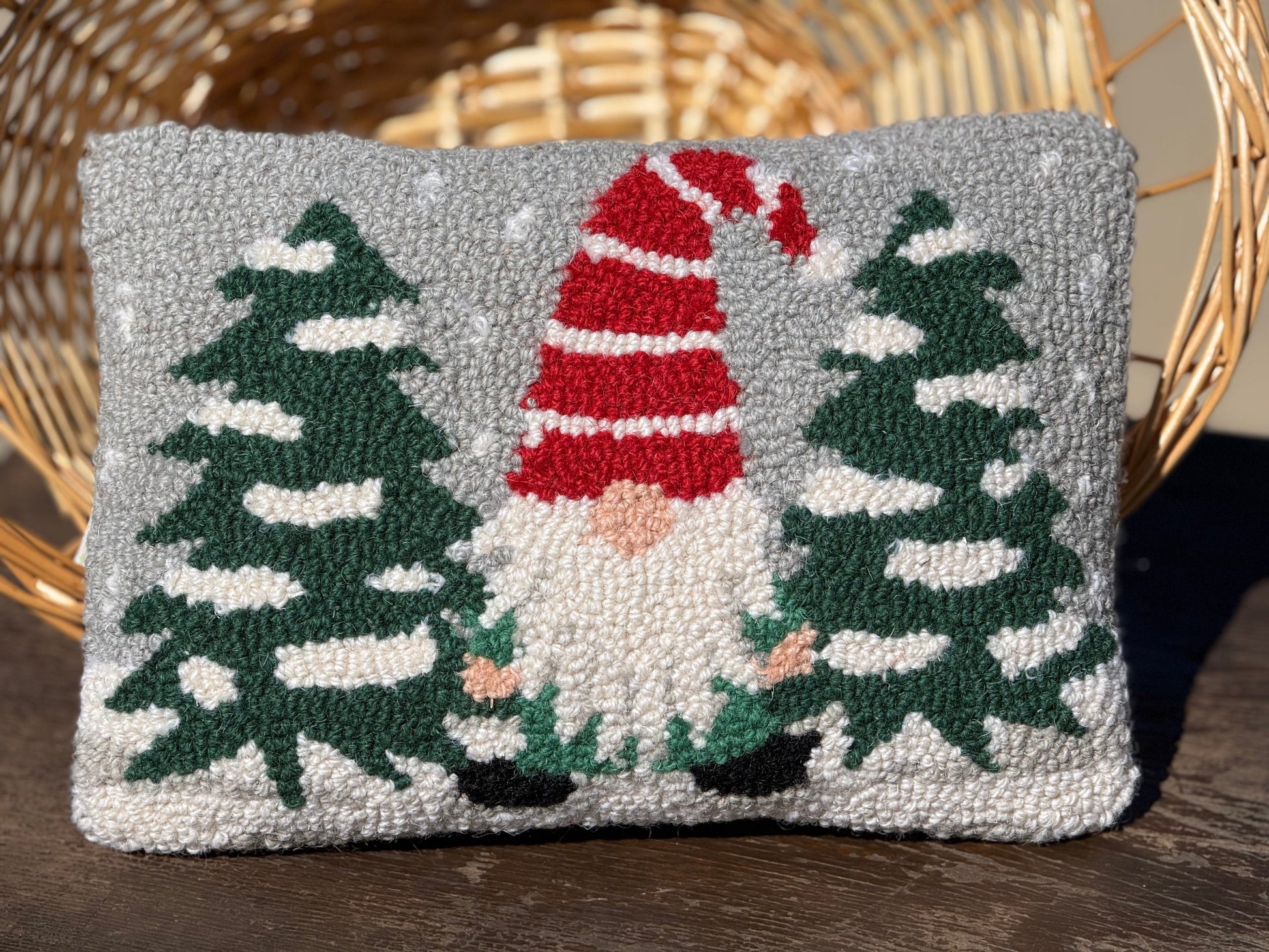 Winter Hook Pillow Gnome