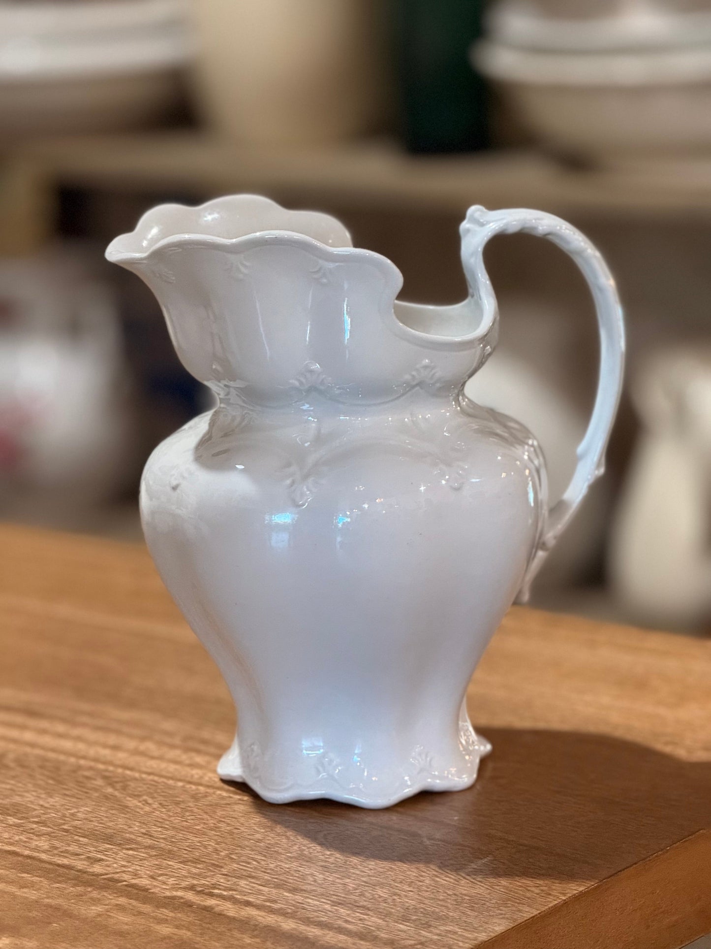 Ironstone Water Pitcher