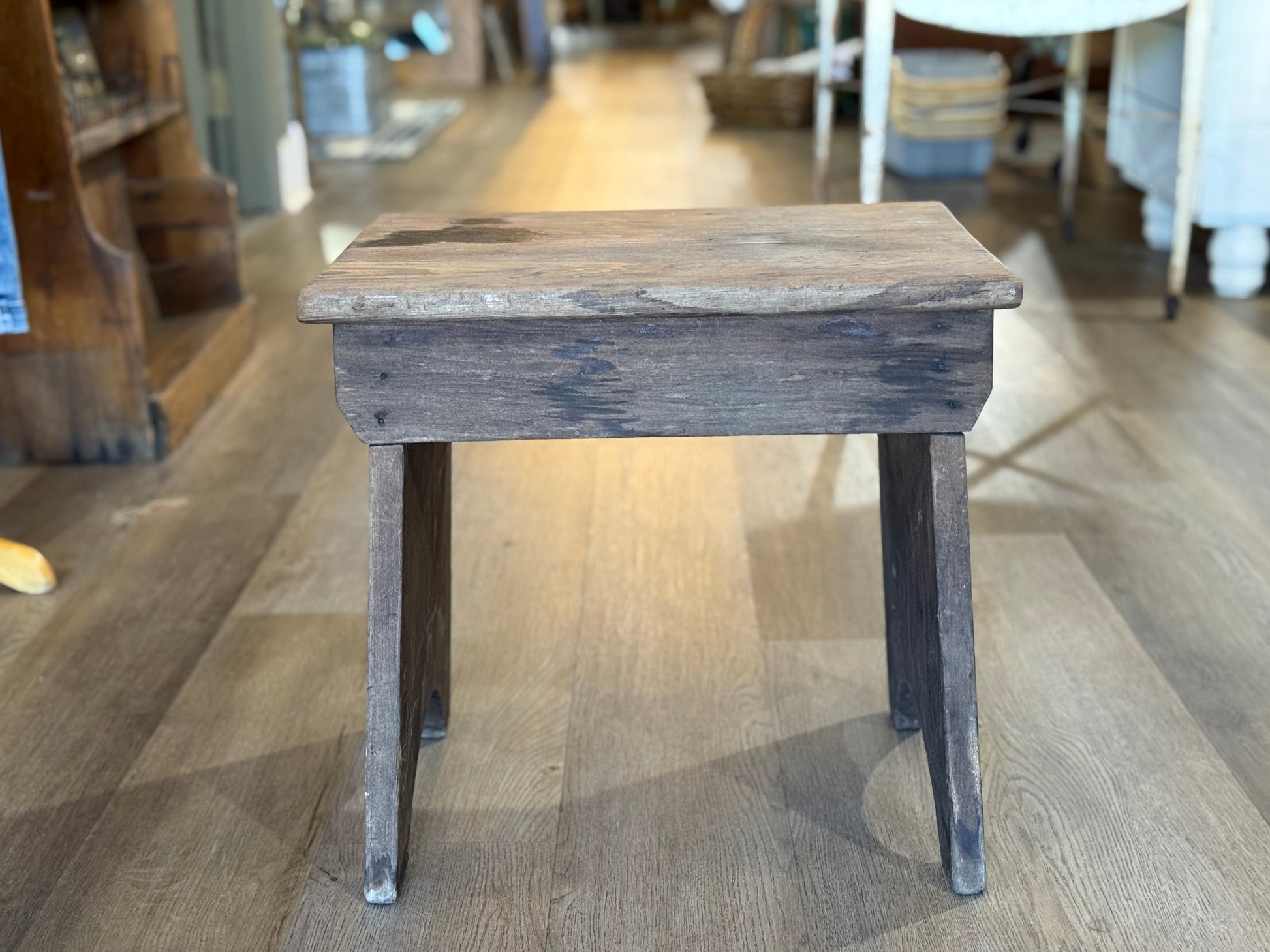 Rustic Wooden Stool