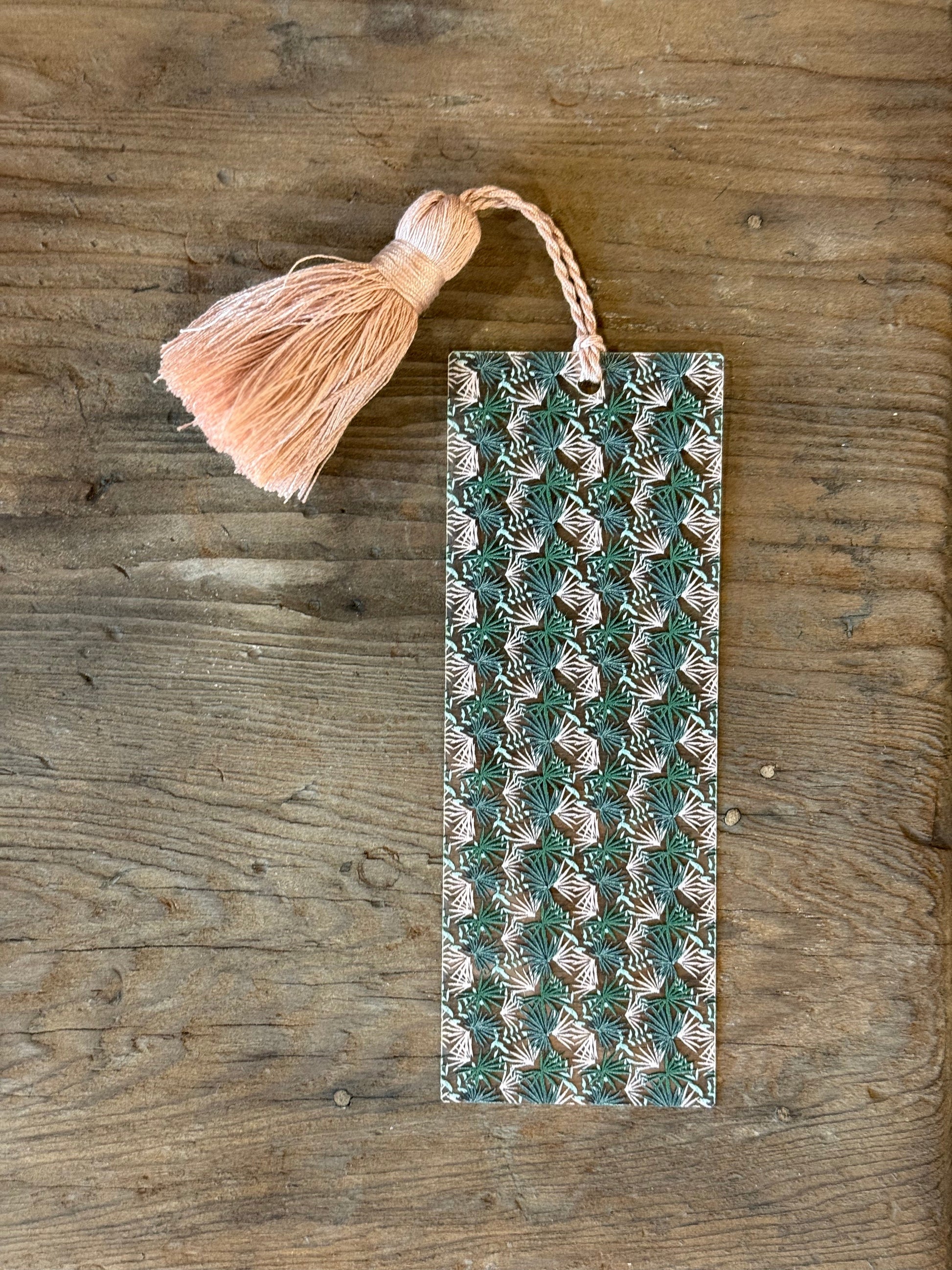 Bookmark with Tassel Palm
