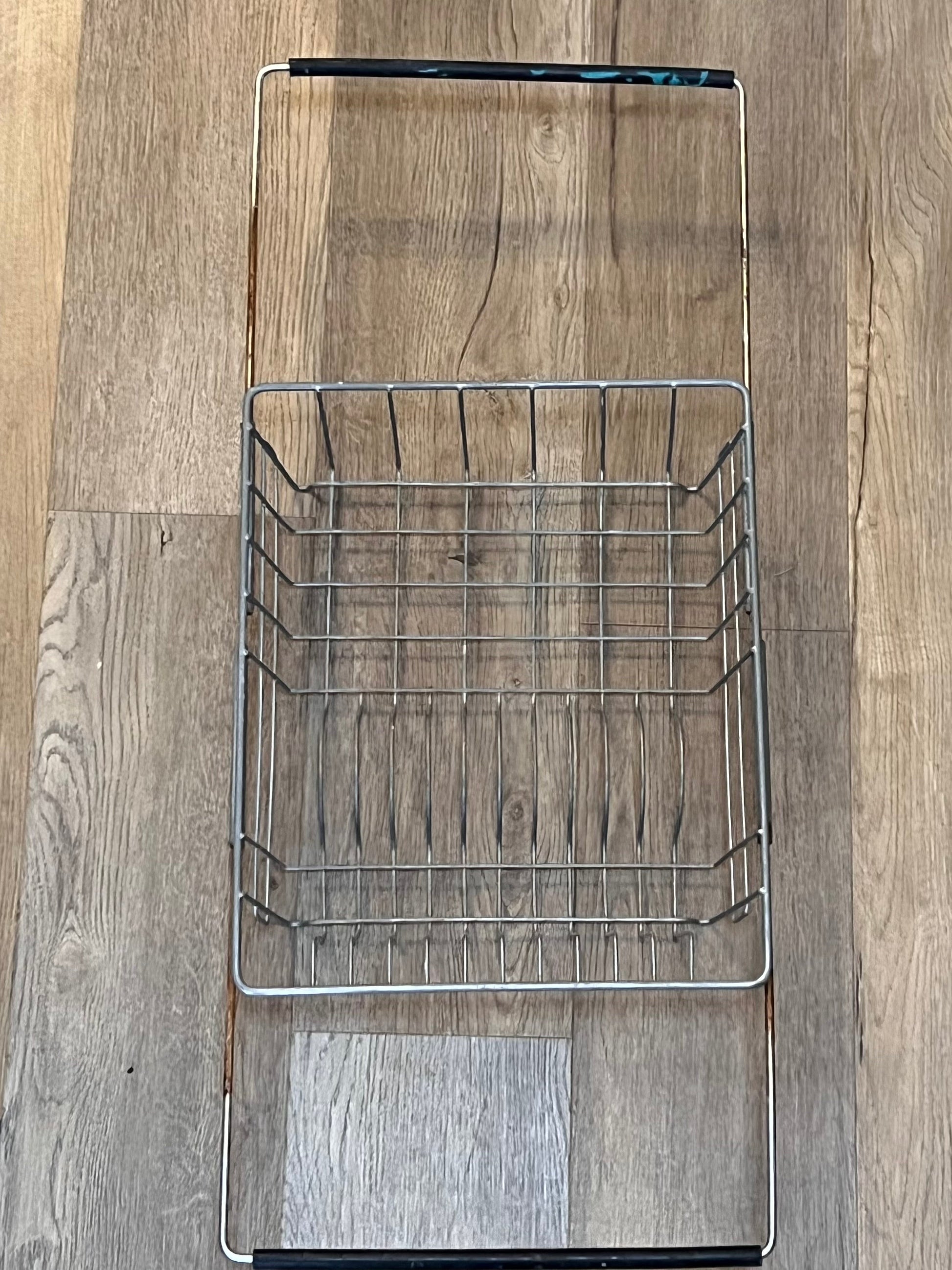 Vintage Adjustable Stainless Steel Over-the-Sink Dish Drying Rack Highway 127 Yard Sale