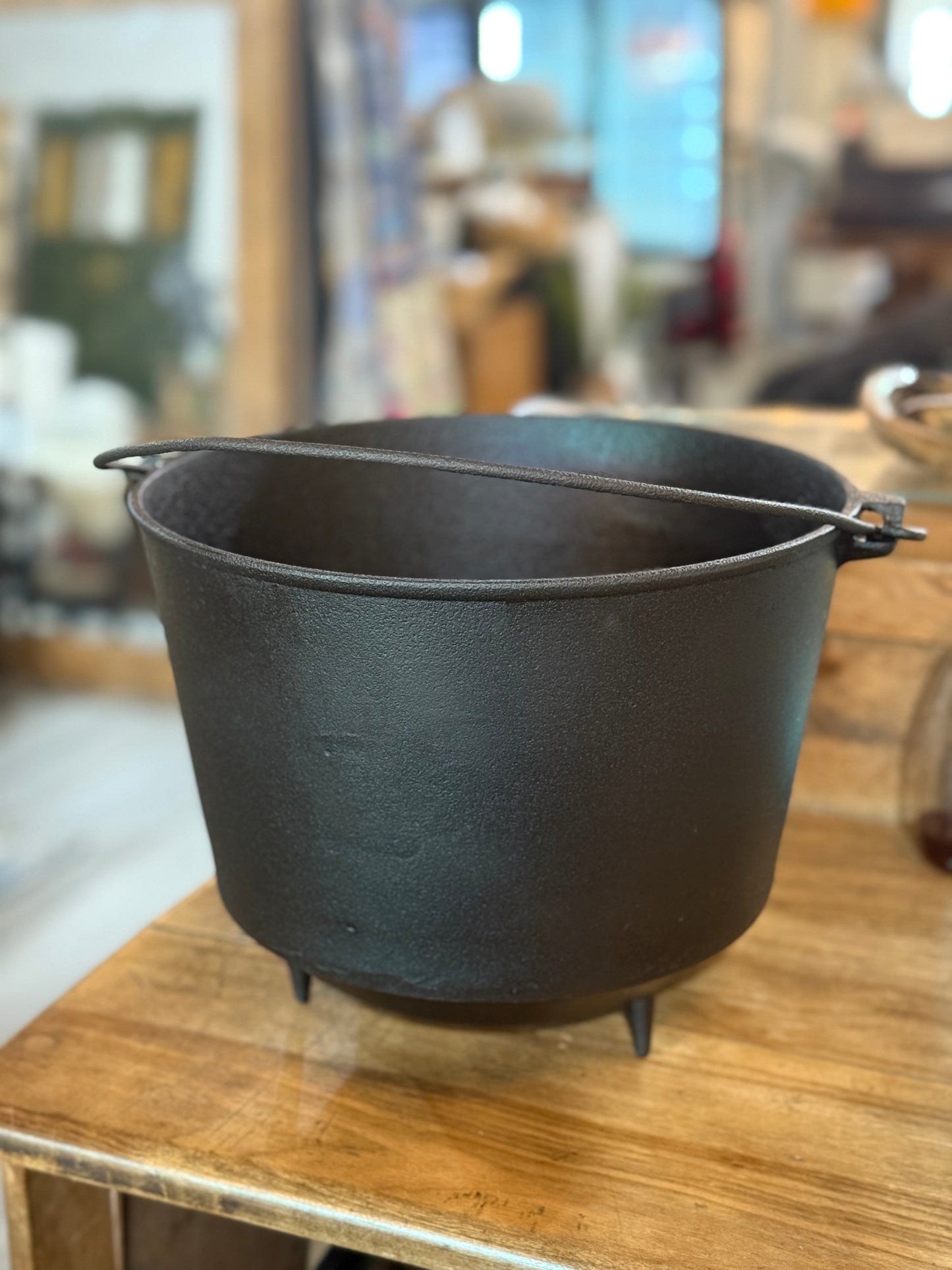 Restored Cast Iron Cauldron