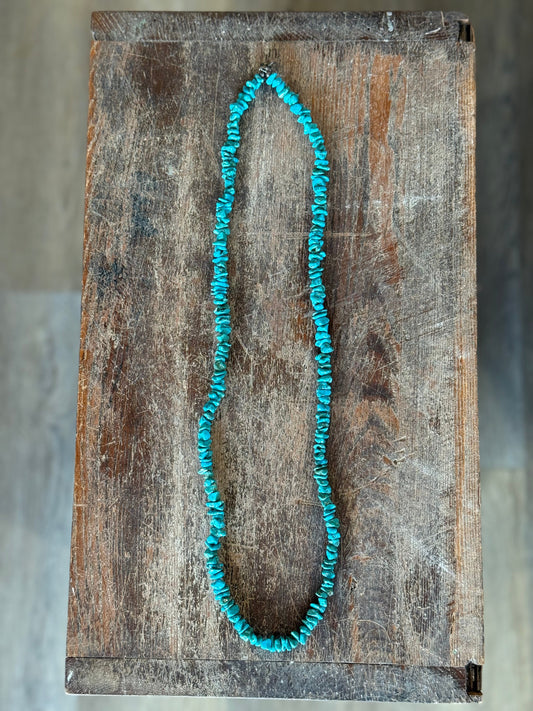 28" Navajo Deep Blue Turquoise