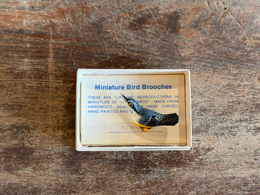 Nuthatch Bird Brooch