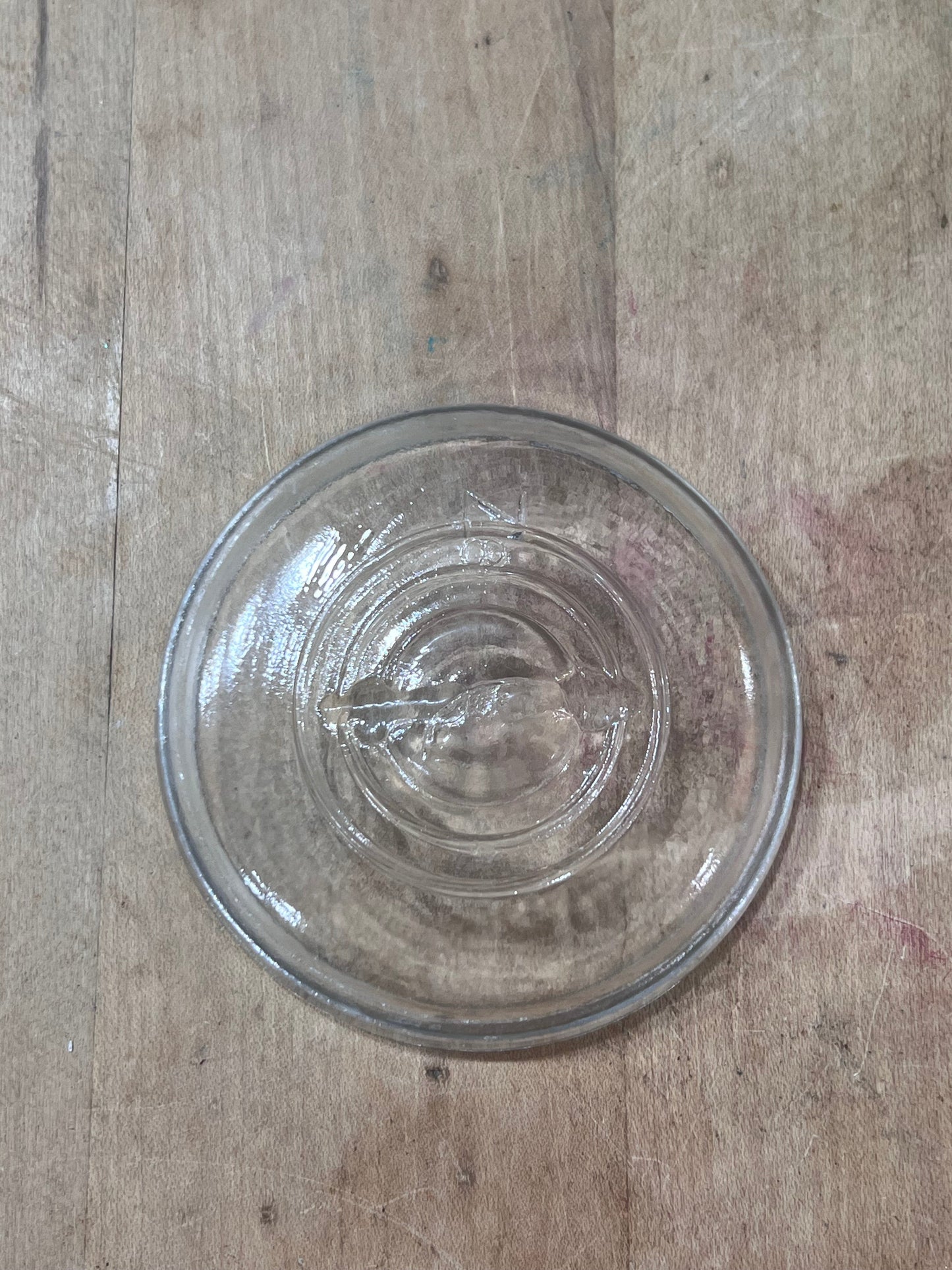 Vintage Clear Glass Replacement Lid – Mark "Z" (3.25" x 3.25") Wildwood Auction