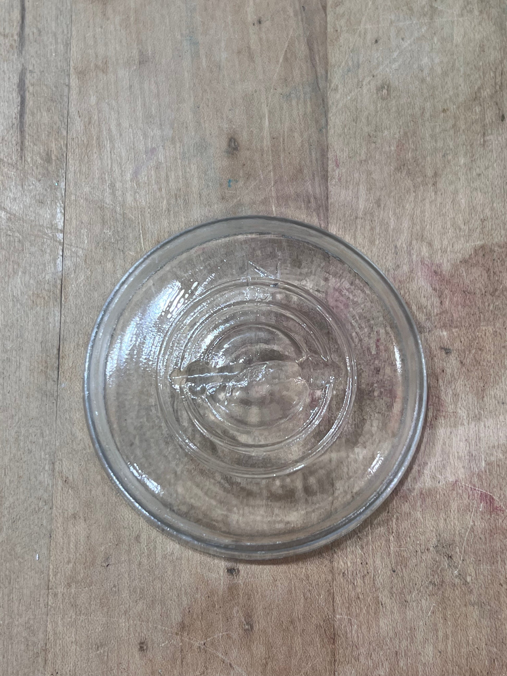 Vintage Clear Glass Replacement Lid – Mark "Z" (3.25" x 3.25") Wildwood Auction