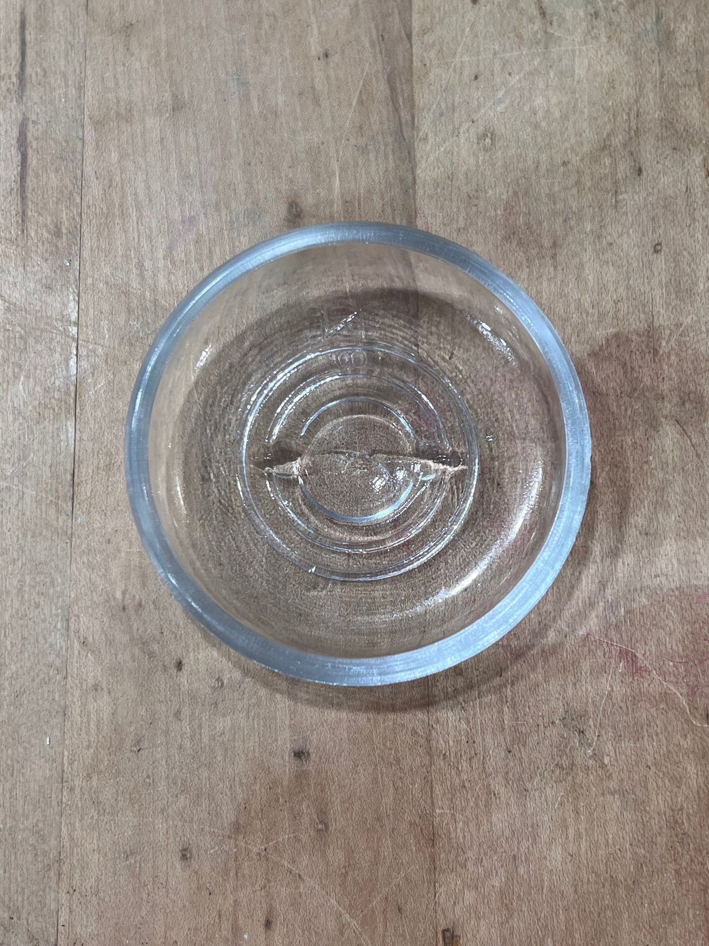Vintage Clear Glass Replacement Lid – Mark "Z" (3.25" x 3.25") Wildwood Auction