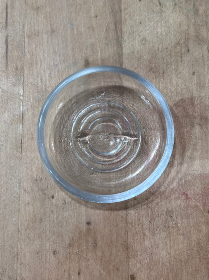 Vintage Clear Glass Replacement Lid – Mark "Z" (3.25" x 3.25") Wildwood Auction