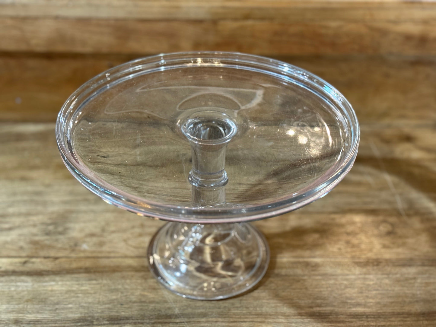 Vintage Glass Cake Stand