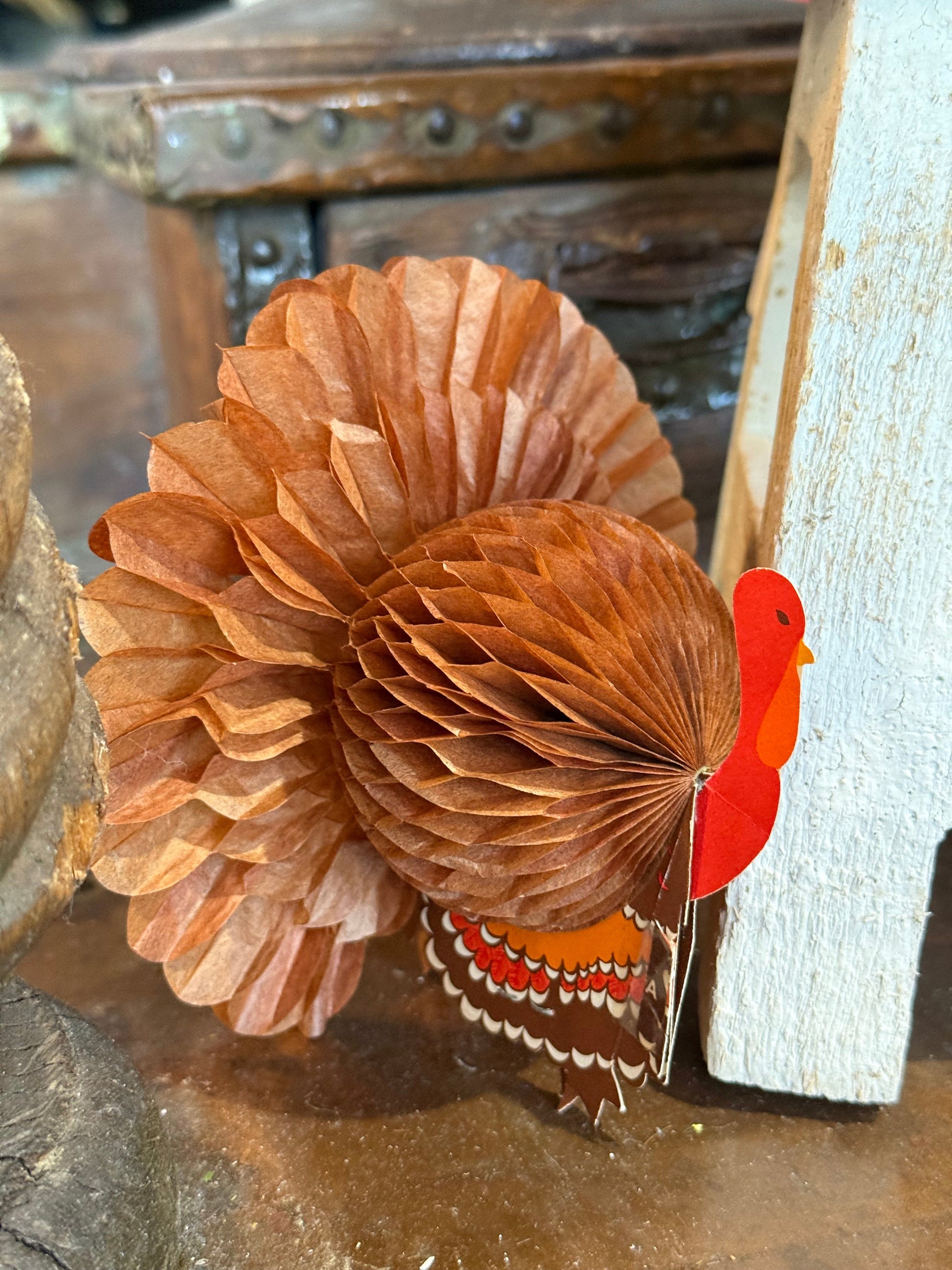 Vintage Hallmark Turkey Centerpiece Set