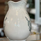 Teal Transferware Pitcher- Unmarked