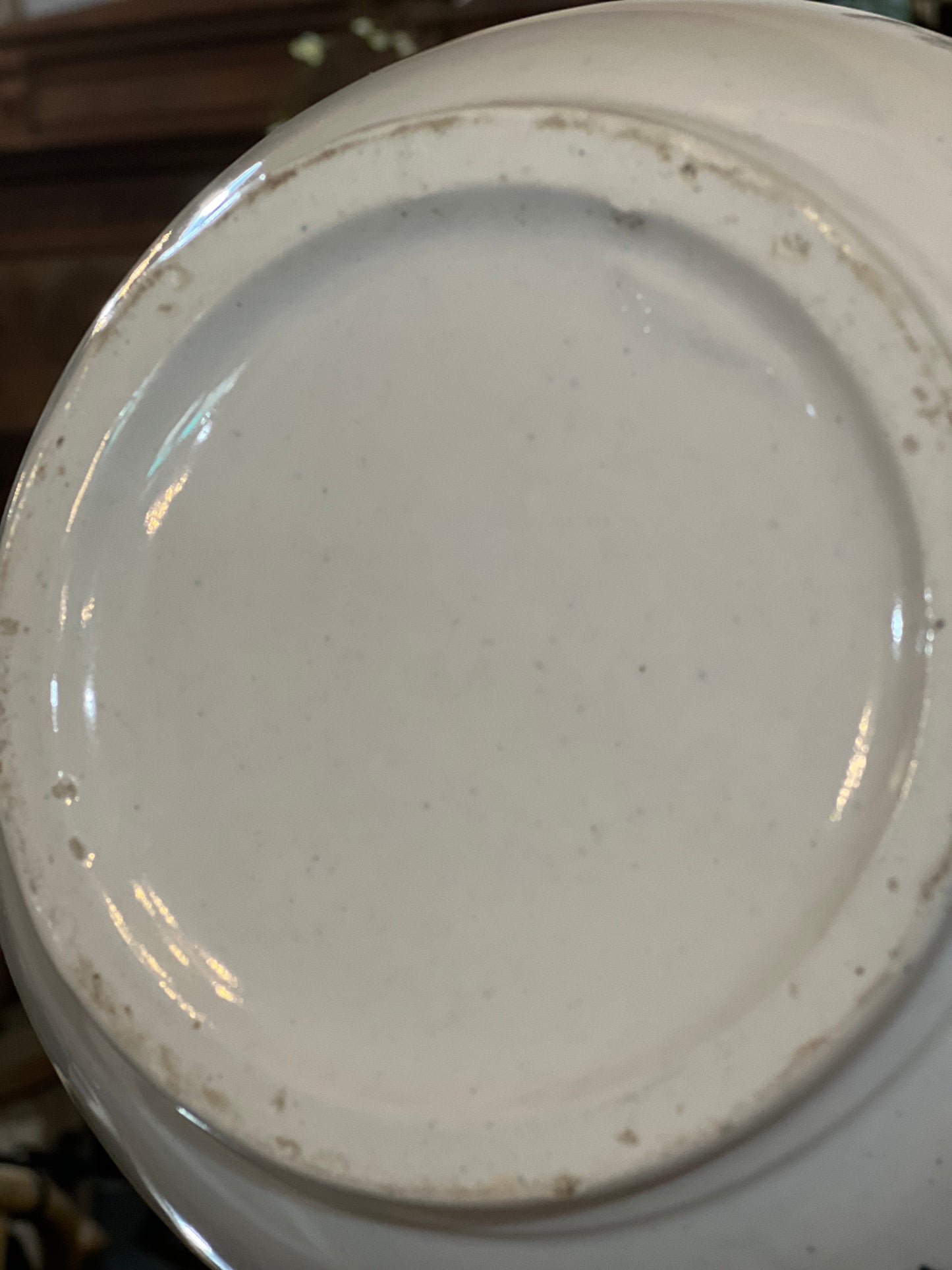 Teal Transferware Pitcher- Unmarked